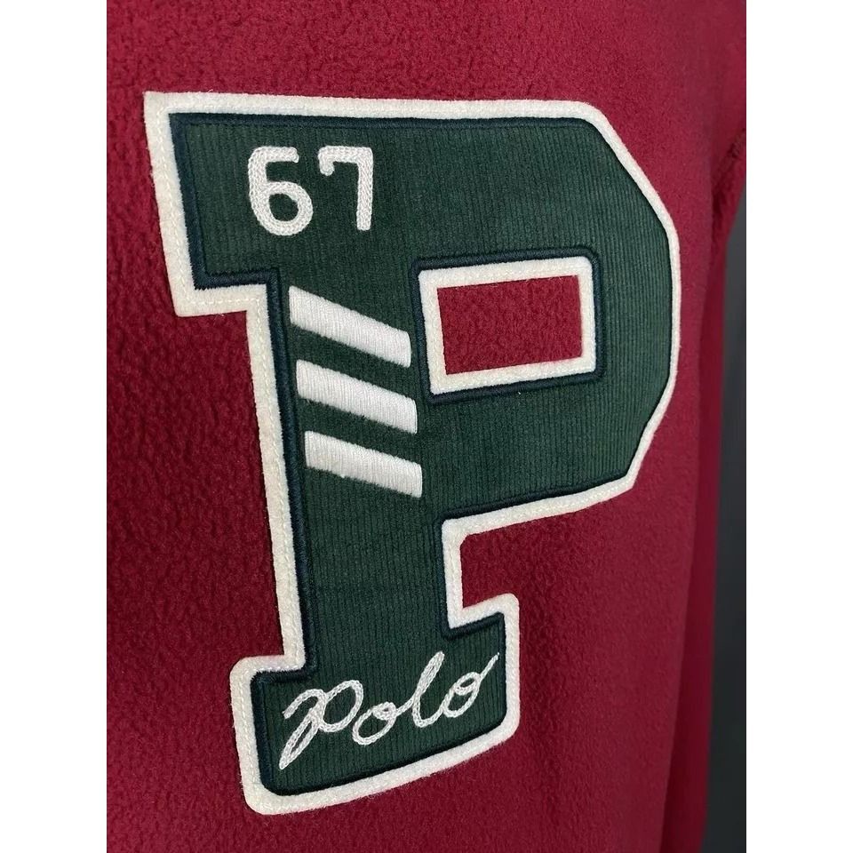 Polo Ralph Lauren Polo Ralph Lauren Big Logo Men's Red Crewneck Sweater Size S Size US S / EU 44-46 / 1 - 9 Thumbnail