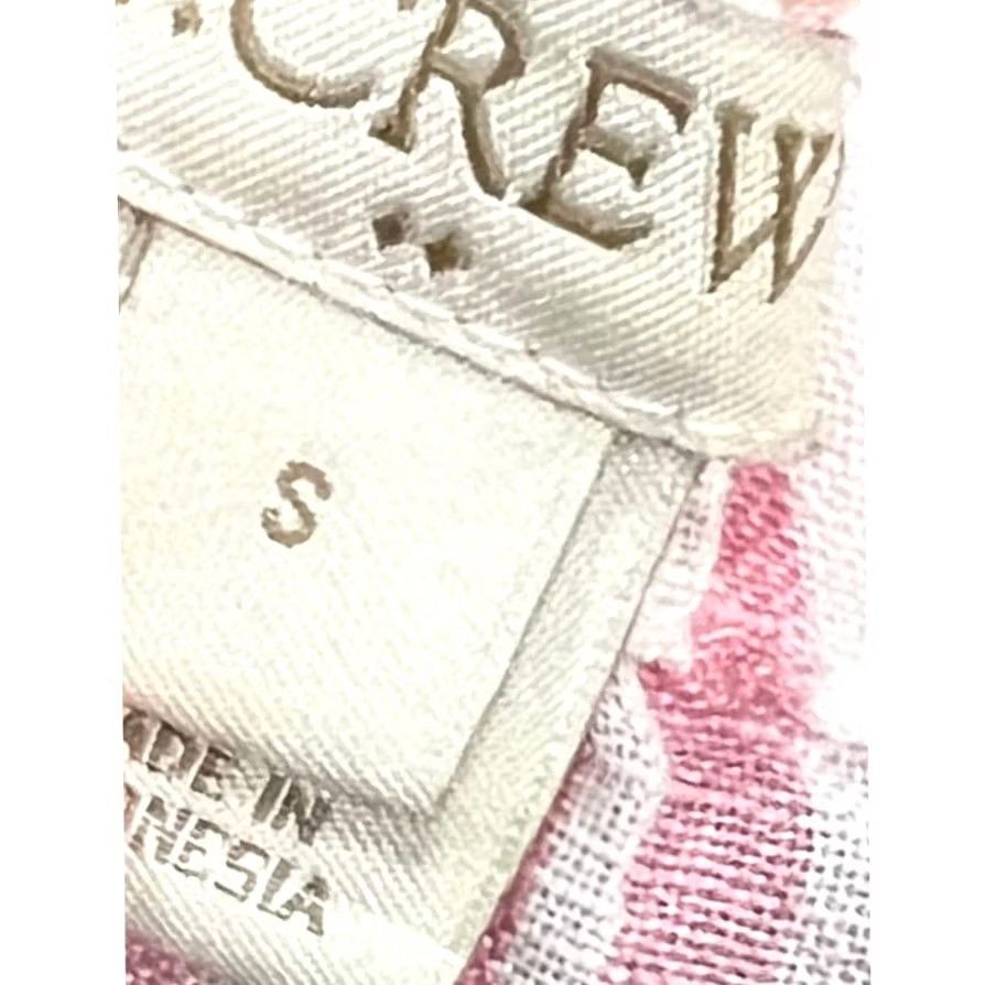 J.Crew J.Crew Pink Off Shoulder Top Linen Striped Women’s Size S Blouse Size S / US 4 / IT 40 - 6 Thumbnail