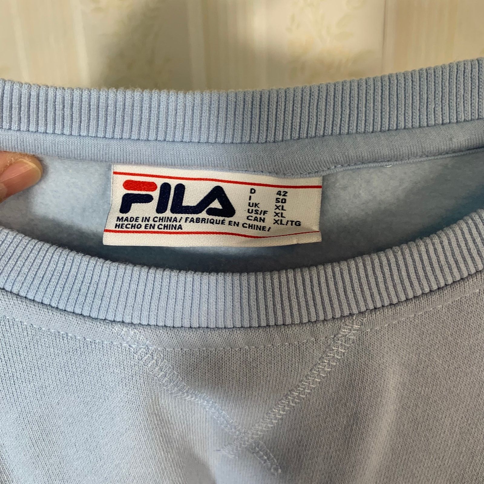 Fila Fila Women's Michele Pullover Crewneck Sweatshirt Size XL Size XL / US 12-14 / IT 48-50 - 2 Thumbnail