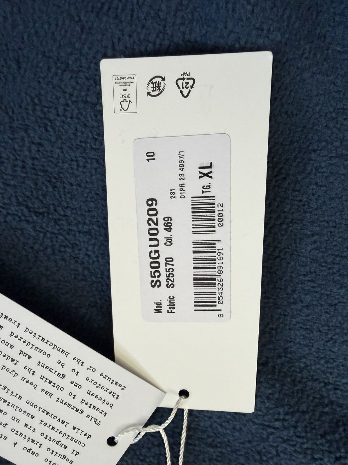 Maison Margiela $1.2k worn-look organic-cotton sweatshirt, XL (oversized),IT Size US XL / EU 56 / 4 - 21 Thumbnail