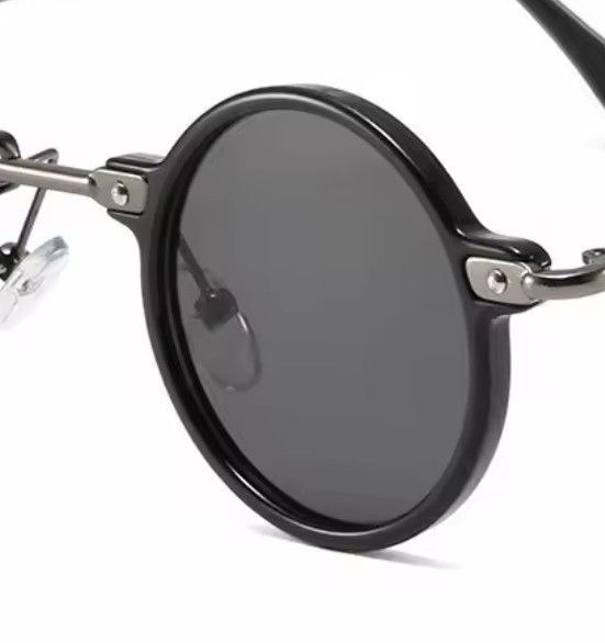 Electric Visual × Japanese Brand Punk Round Frame Act Glasses Shade Size ONE SIZE - 4 Thumbnail