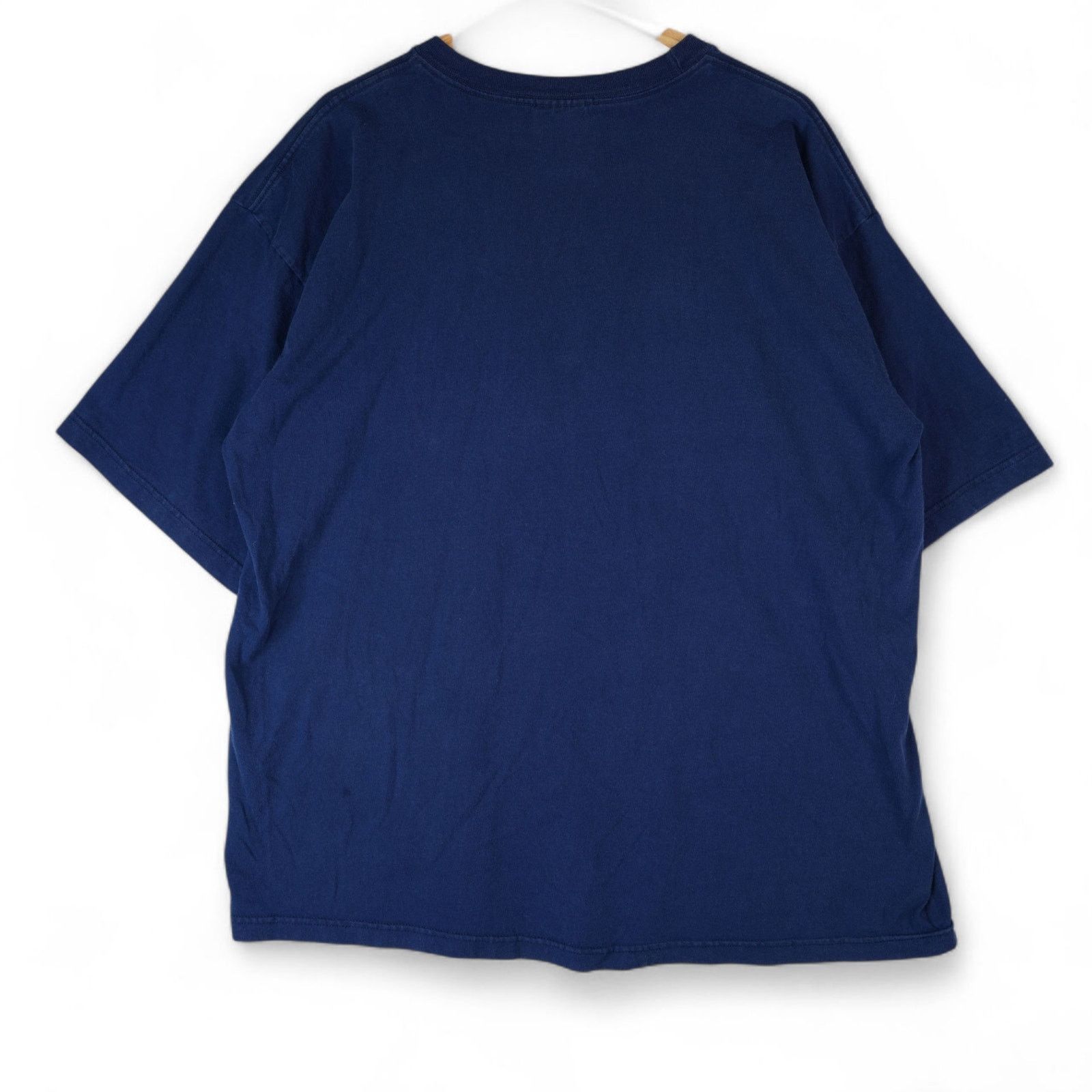 Adidas Vintage Adidas T-Shirt Mens XL Navy Blue 3 Stripe Logo Size US XL / EU 56 / 4 - 2 Thumbnail