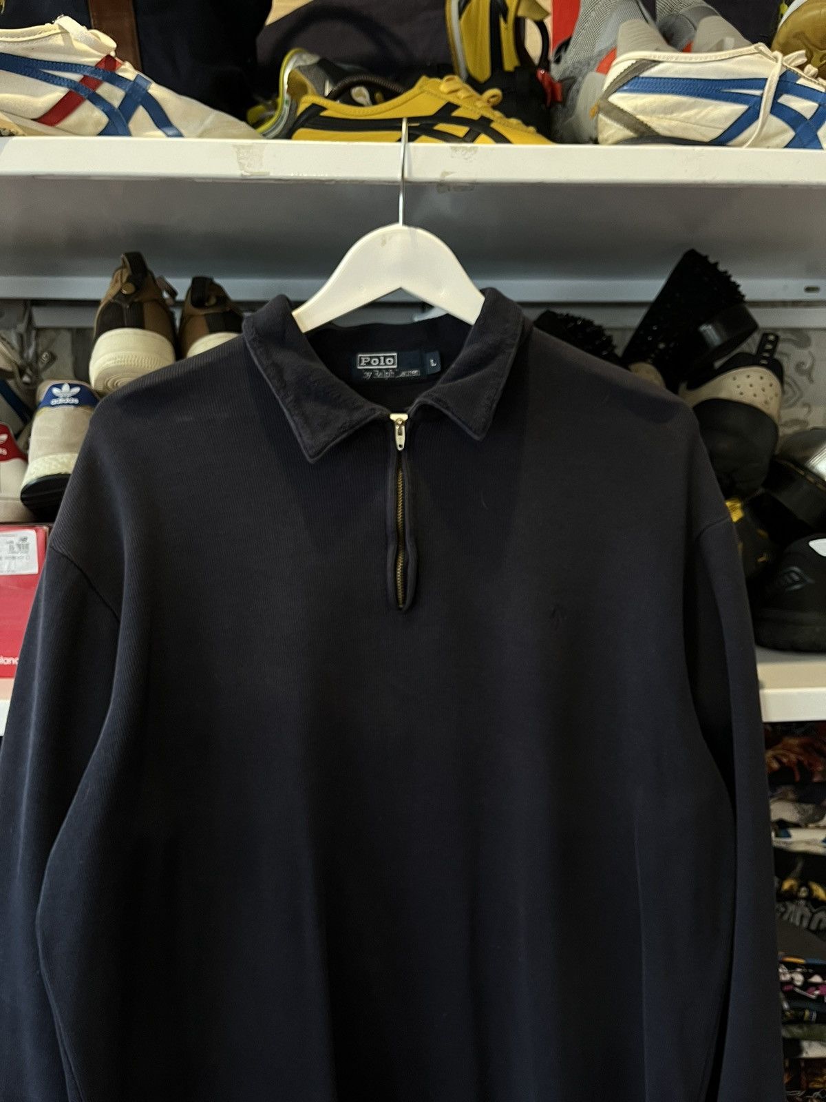 Polo Ralph Lauren Vintage Polo Ralph Lauren Distressed Sweatshirt Y2K Rare Size US L / EU 52-54 / 3 - 2 Thumbnail