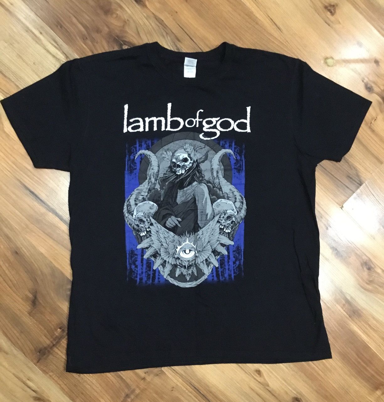 Gildan Rare Lamb Of God Band Metal 20118 Summer Concert Tour Size US XL / EU 56 / 4 - 1 Thumbnail