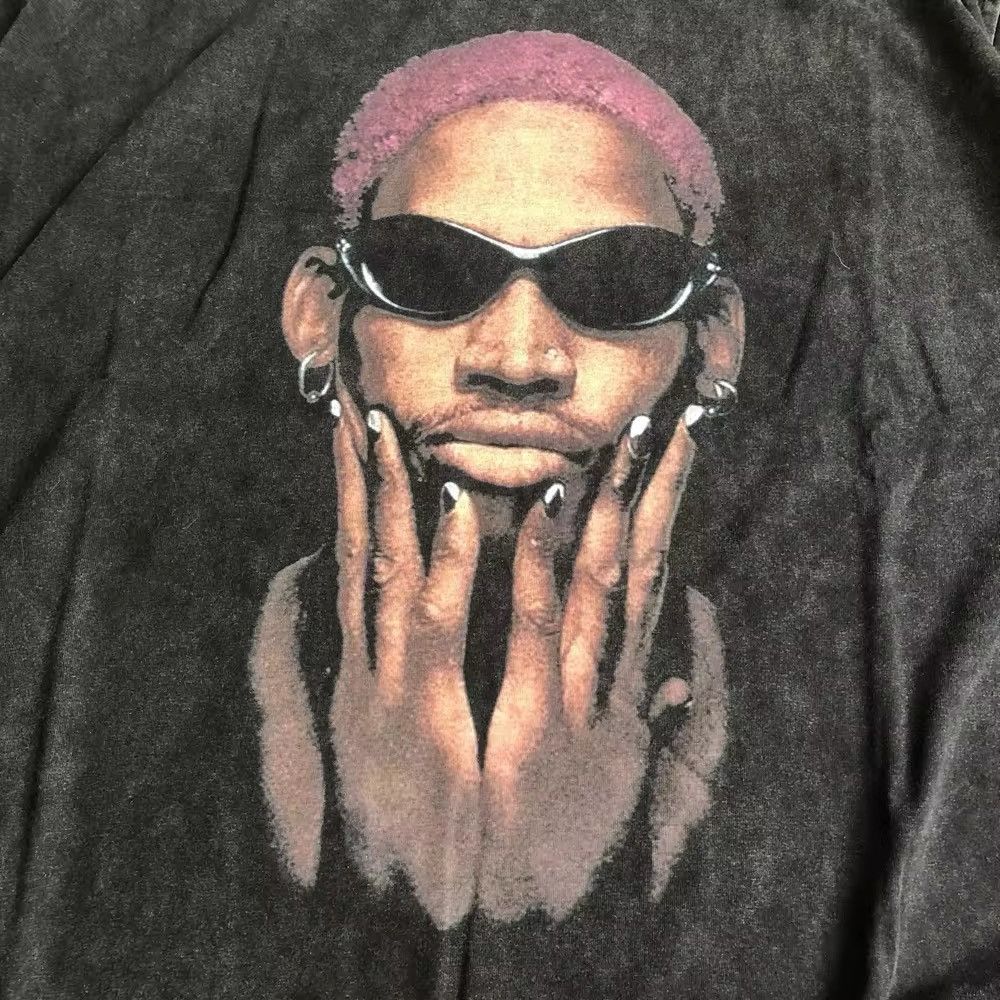 Japanese Brand × Vintage Vintage Rodman Graphic Printed Vintage T Shirt Size US XL / EU 56 / 4 - 3 Thumbnail