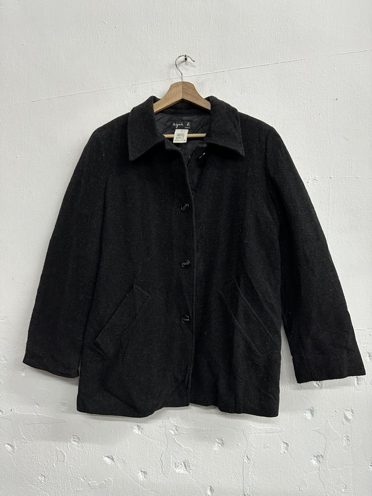 agnes b. VTG Agnes B Wool Jacket Size US S / EU 44-46 / 1 - 2 Thumbnail