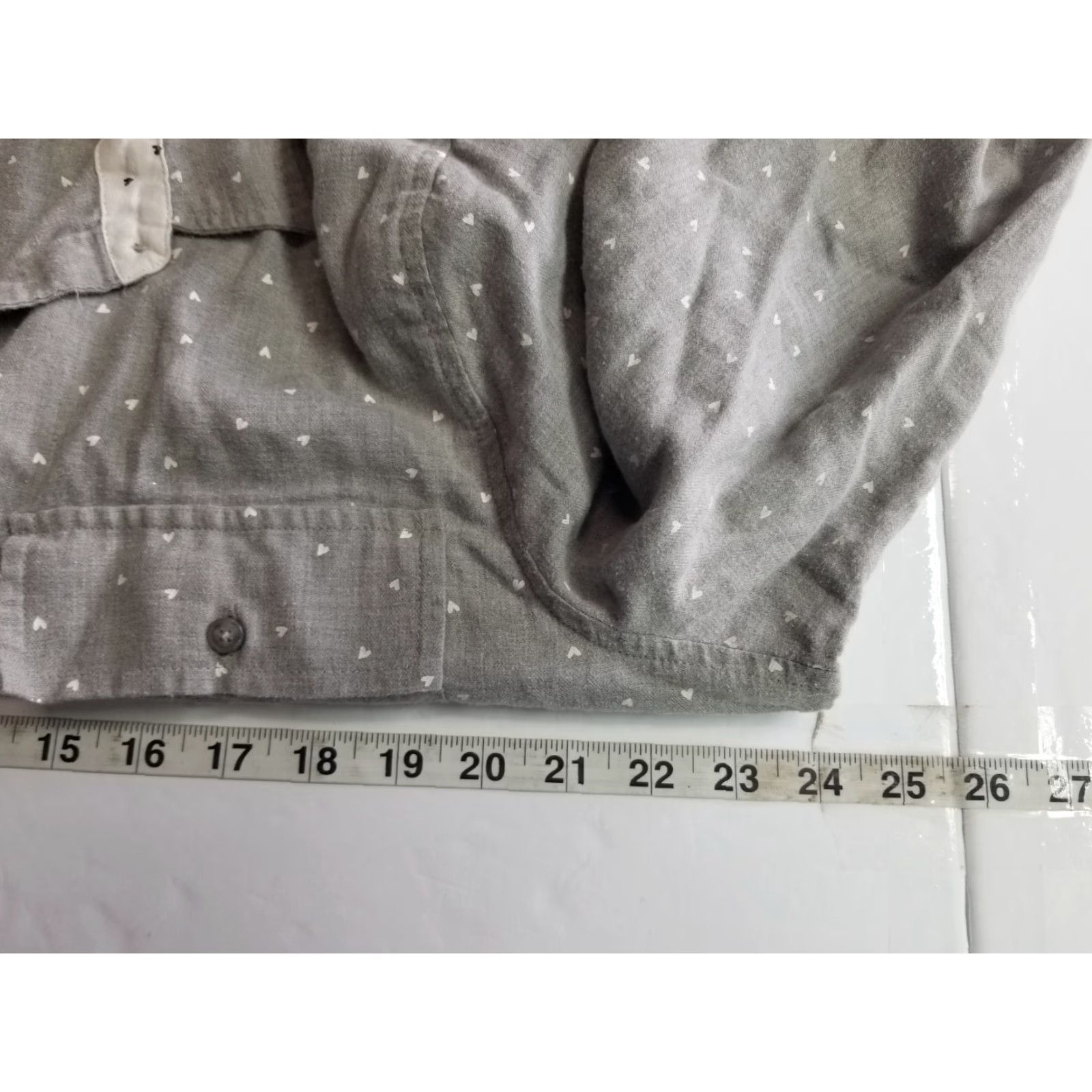 Lucky Brand Lucky Brand Women Button-Up Shirt XL Gray Oversized Long Sleeve Casual Size XL / US 12-14 / IT 48-50 - 4 Thumbnail