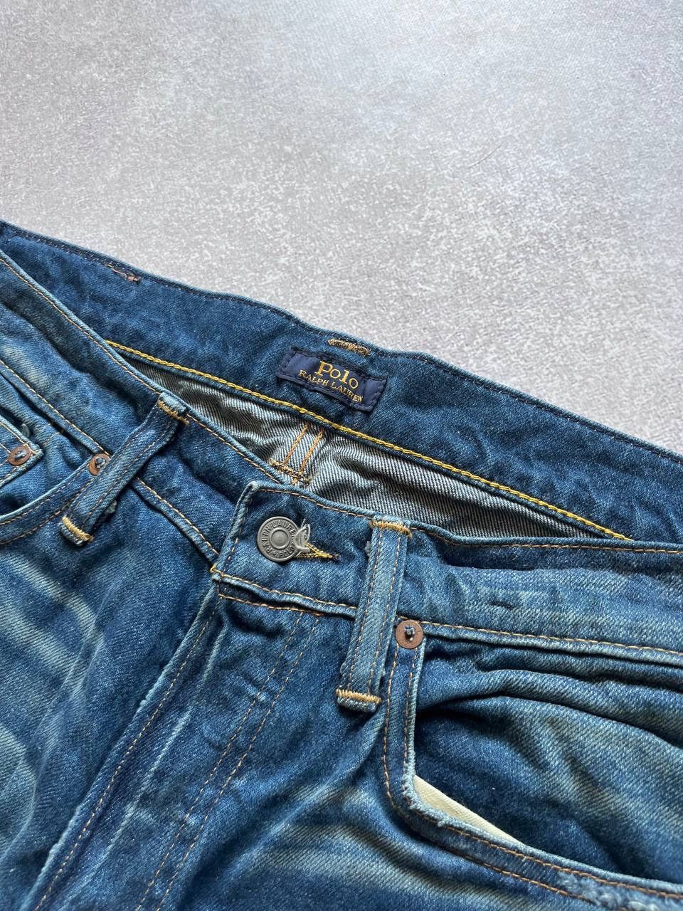Polo Ralph Lauren Vintage Polo Ralph Lauren Baggy Patchwork Denim Jeans 32 Size US 32 / EU 48 - 7 Thumbnail
