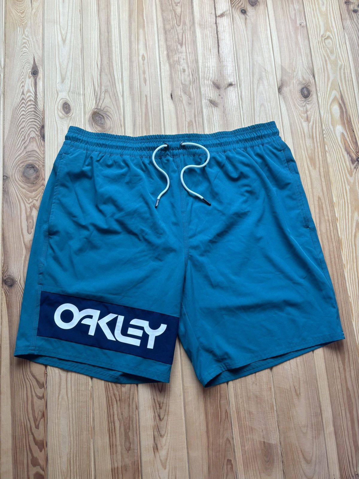 Oakley Shorts - swimming trunks Oakley Blue Logo Size US 32 / EU 48 - 1 Thumbnail