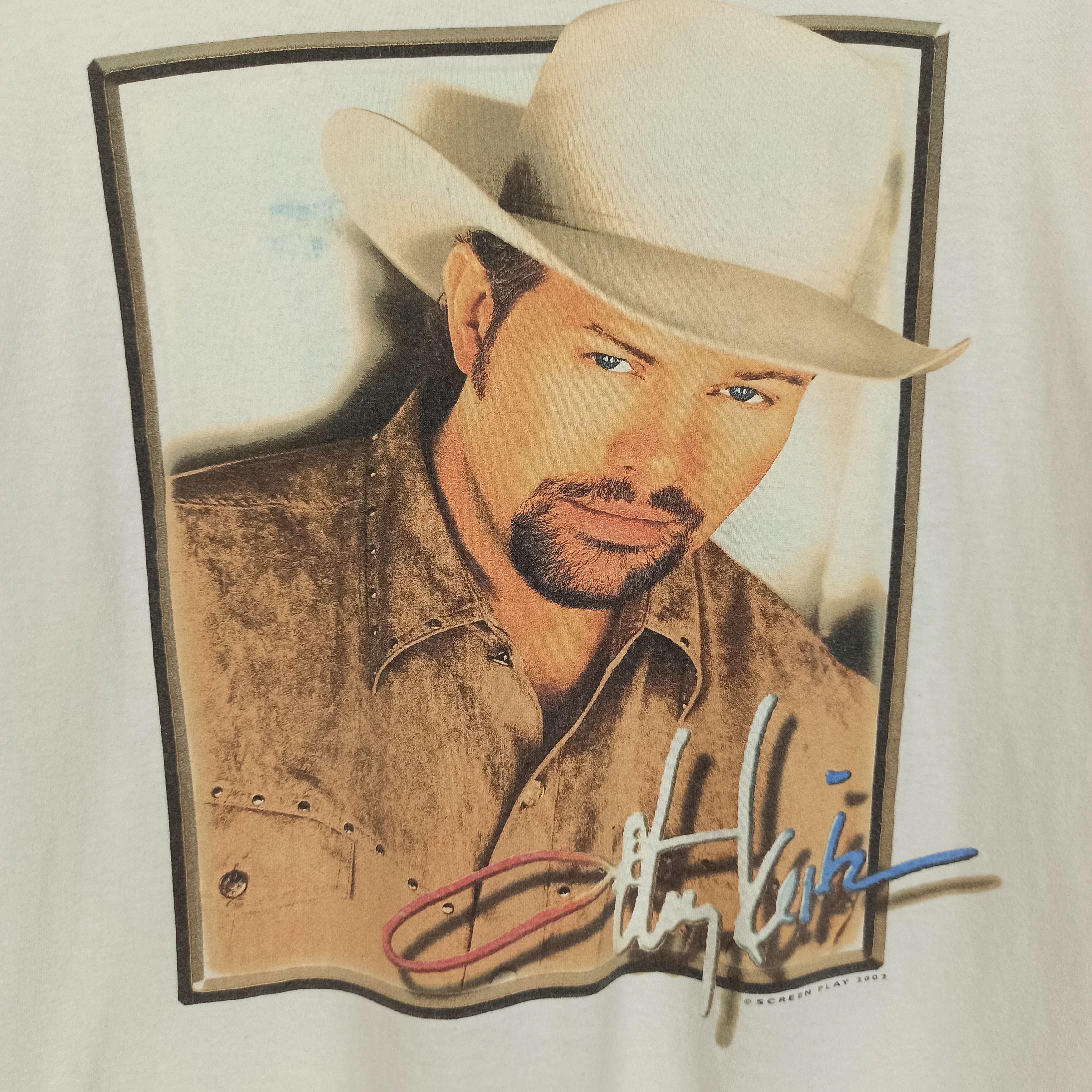 Band Tees Toby Keith Vintage 2002 Tour Tee Size US L / EU 52-54 / 3 - 2 Thumbnail