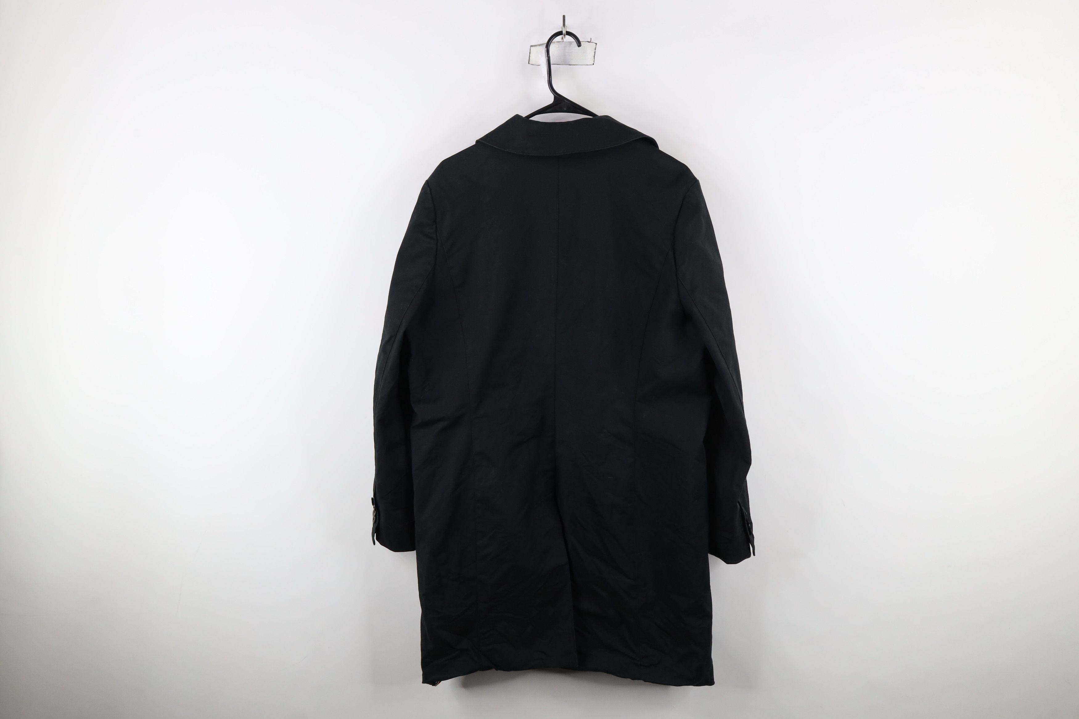 Brooks Brothers × Vintage Brooks Brothers Lined Full Button Trench Coat Jacket Black Size XL / US 12-14 / IT 48-50 - 11 Thumbnail