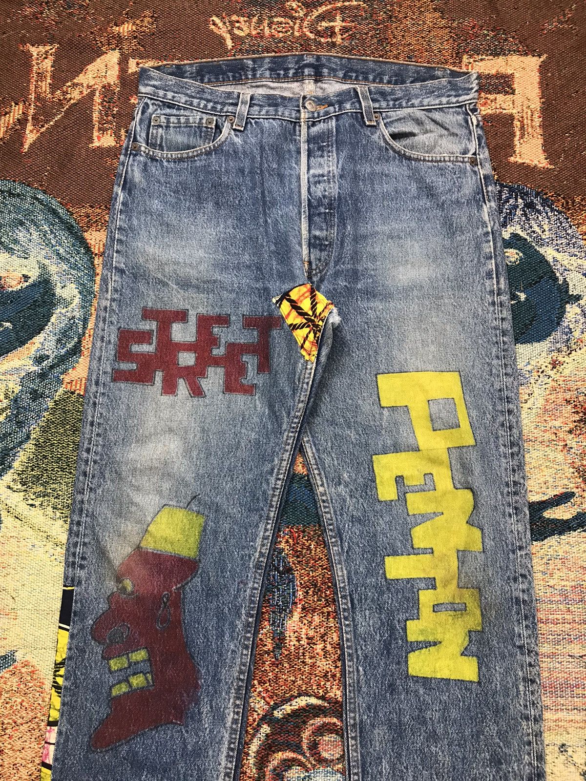 Levi's Vintage Levi’s reworked 501 denim Size US 36 / EU 52 - 5 Thumbnail