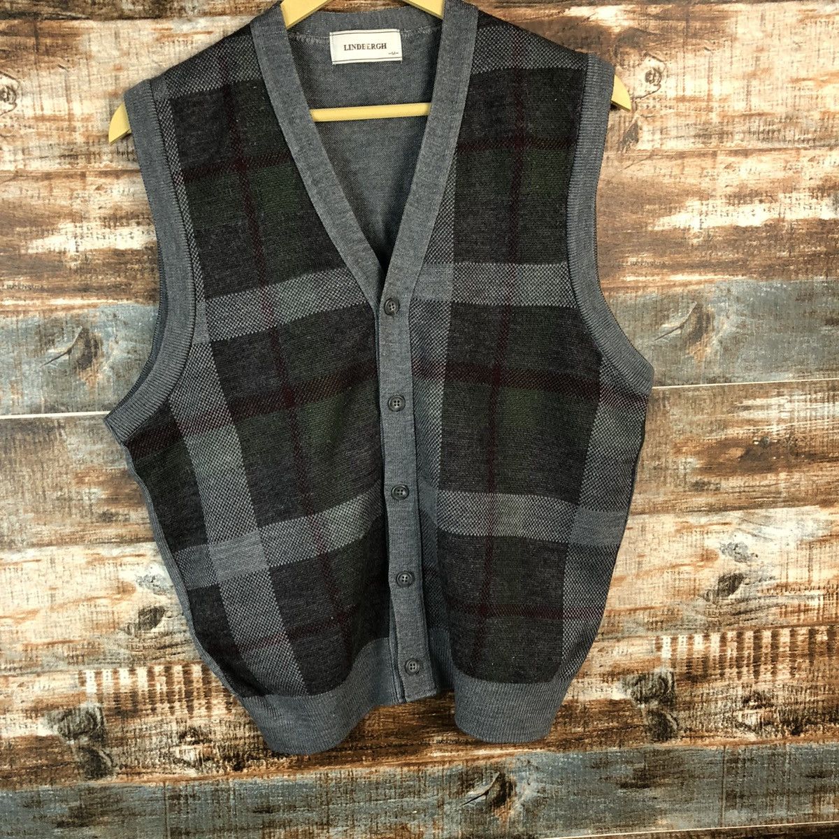 Lindbergh Grey Vest Knitwear #A967