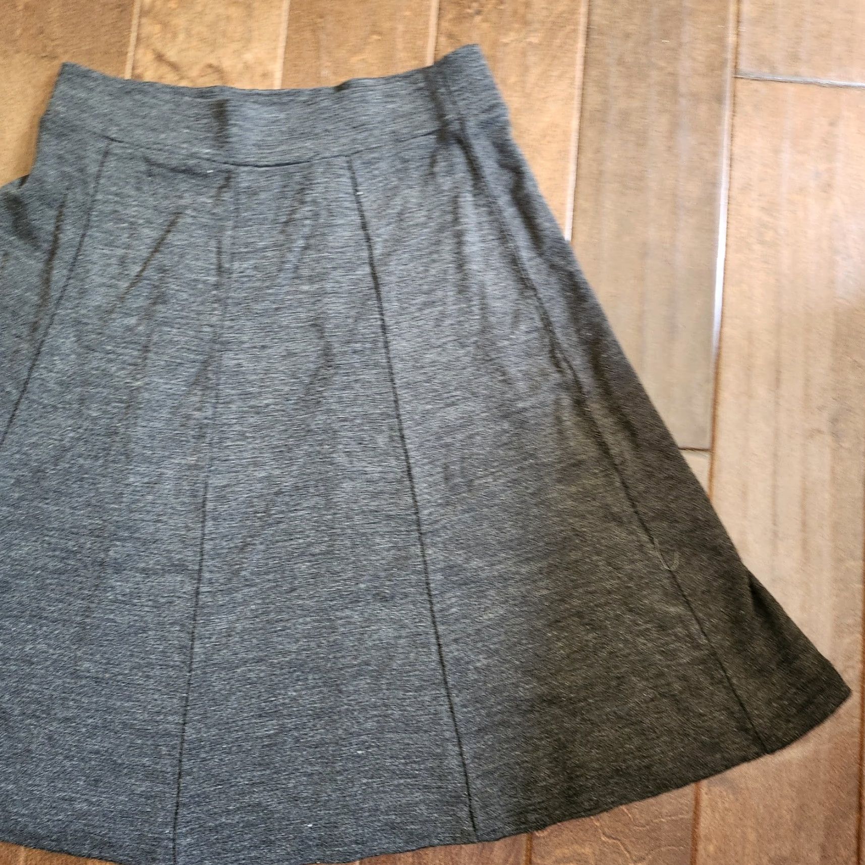 Banana Republic Banana Republic Skirt Wool Gray Heathered Solid Long Dress 0 Women Winter Spring Fall Regular XS? Size 25" / US 0 / IT 36 - 4 Thumbnail