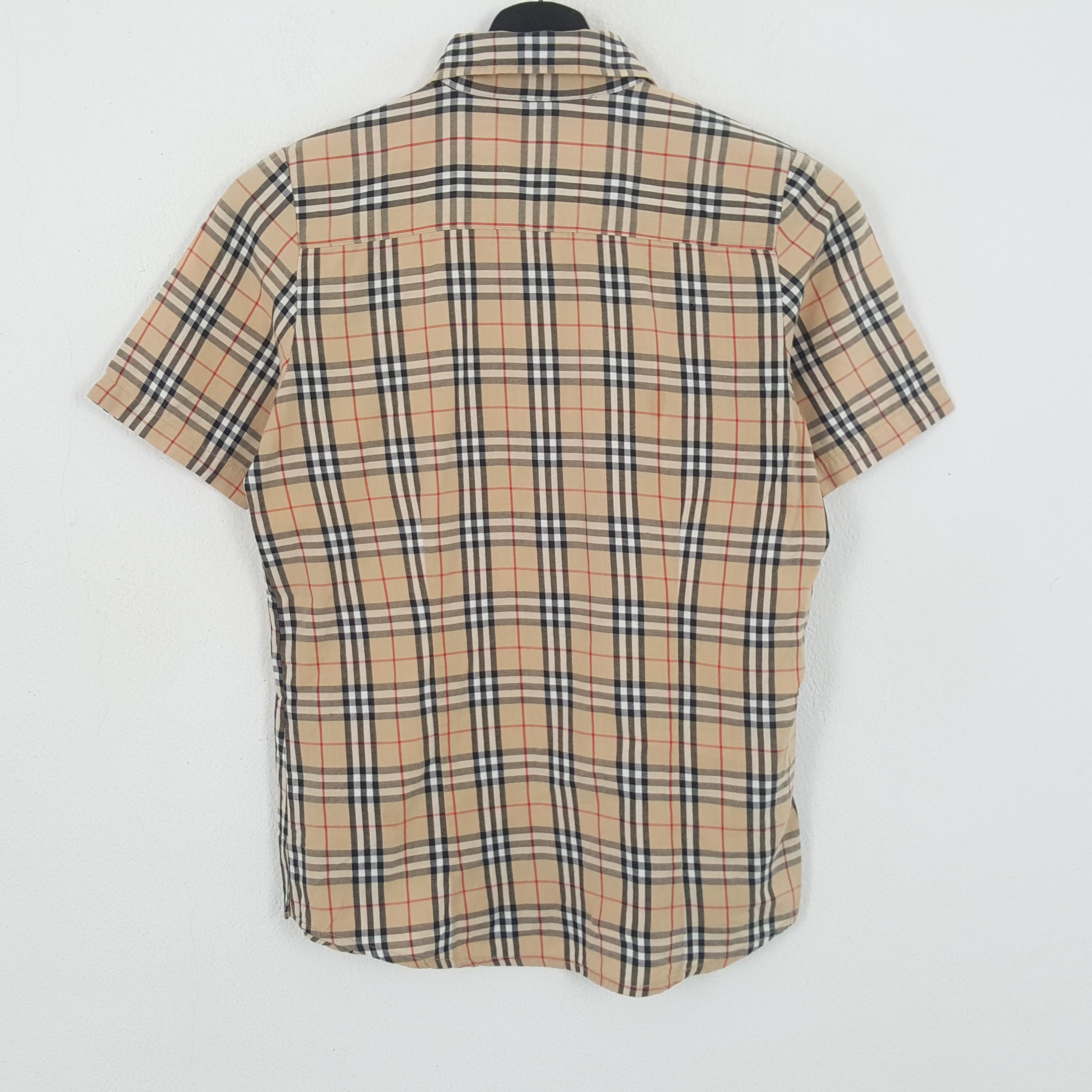 Burberry × Vintage BURBERRY LONDON Shirt Fashion Style Nova Check Design Size M / US 6-8 / IT 42-44 - 3 Thumbnail