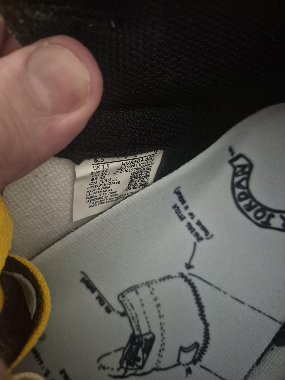 Jordan Brand Jordan 1 Retro High OG SP Union LA Chicago Shadow Sz 8.5 M Size US 8.5 / EU 41-42 - 12 Thumbnail
