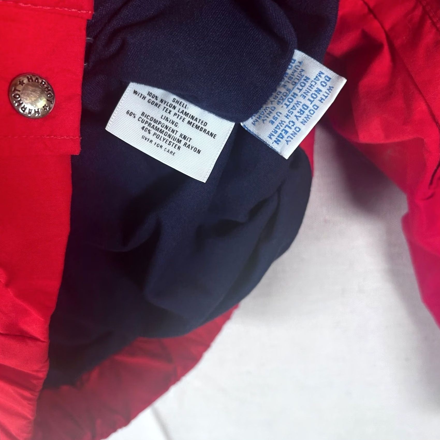 Marmot VTG Marmot Gore-Tex Jacket Mens M Red Rain Coat Full Zip Outdoor Shell Windproof Waterproof DriZone Casual Travel Outdoor Jacket Mens M Red Size US M / EU 48-50 / 2 - 3 Thumbnail