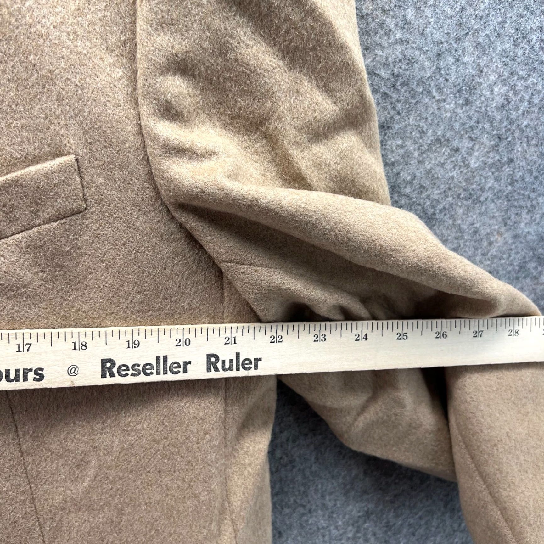 Ralph Lauren Ralph Lauren Blazer Men 42R Sport Coat Dress Coat Jacket Single-Breasted 2-Button Beige Camel Hair Vintage N/A Size 42R - 6 Thumbnail