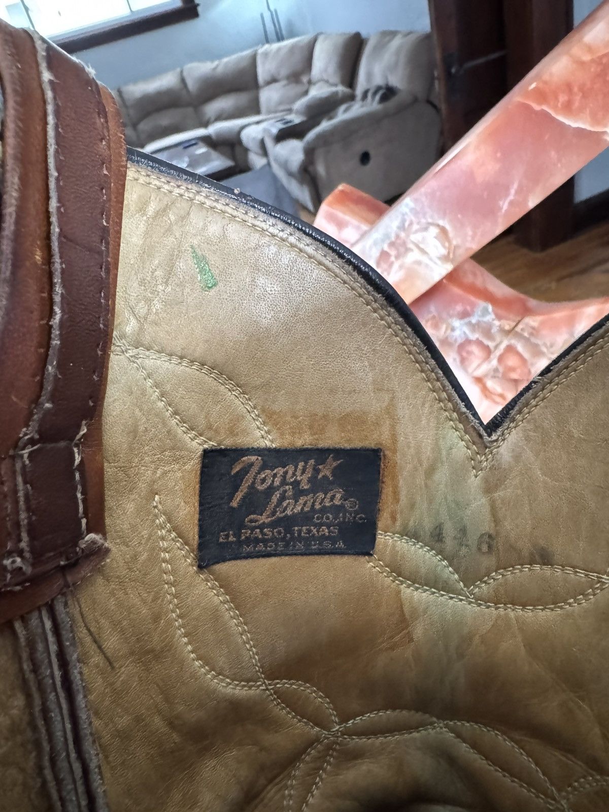 Tony Lama Vintage Tony Lama Cowboy Boots Size US 9 / EU 42 - 7 Thumbnail