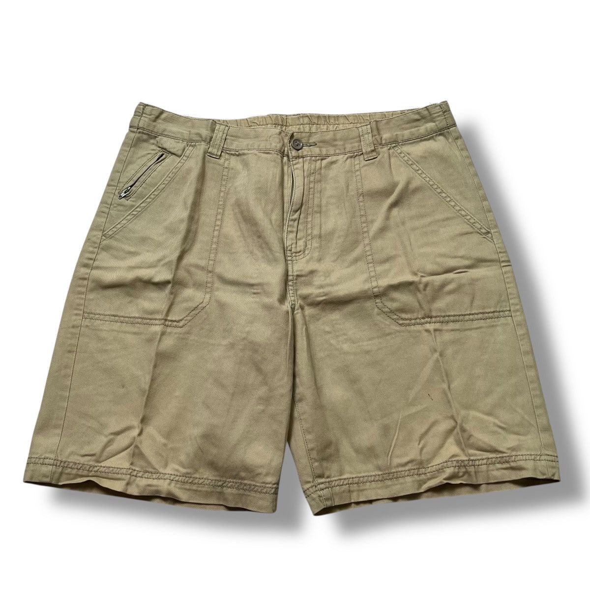 Kapital Kapital style/Vintage Khaki Fatigue Shorts Unknown Brand Size US 33 - 1 Thumbnail