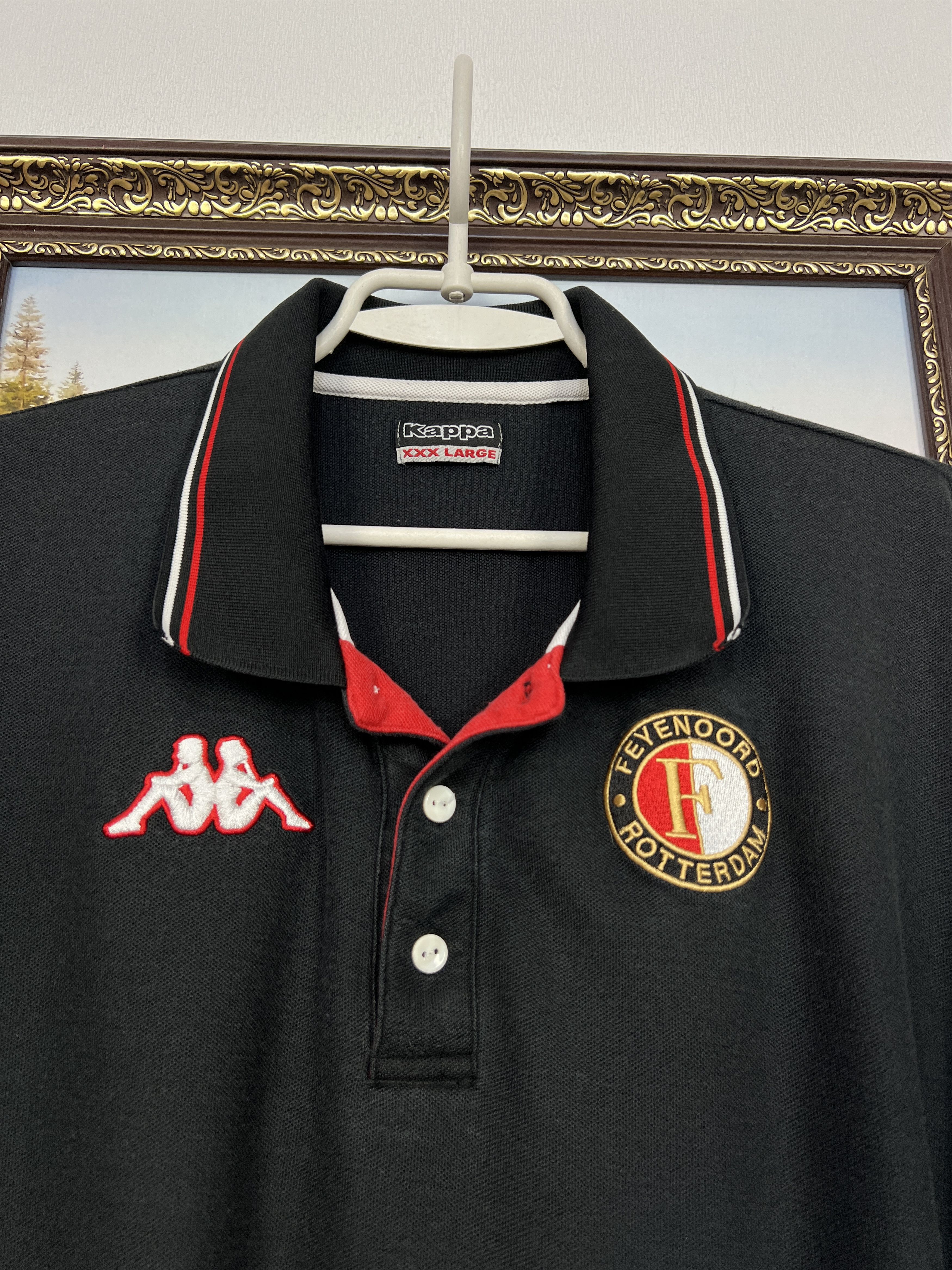 Kappa Vintage Kappa Feyenoord Football Train Shirt Soccer Polo 3XL Size US XXL / EU 58 / 5 - 3 Thumbnail