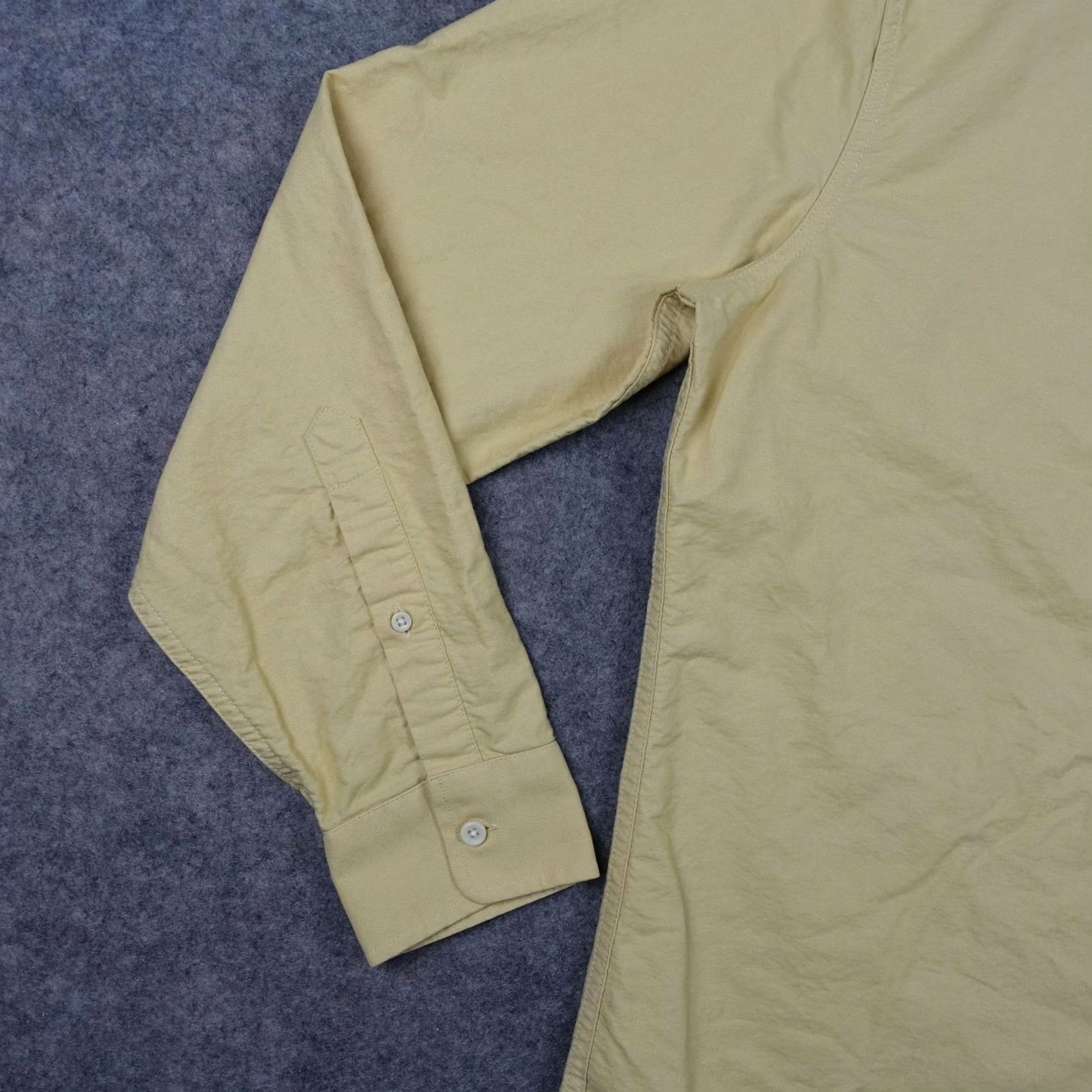 Taylor Stitch Taylor Stitch Shirt Mens 42 Yellow Button-Down Long Sleeve Organic Cotton VTG Size US XL / EU 56 / 4 - 6 Thumbnail