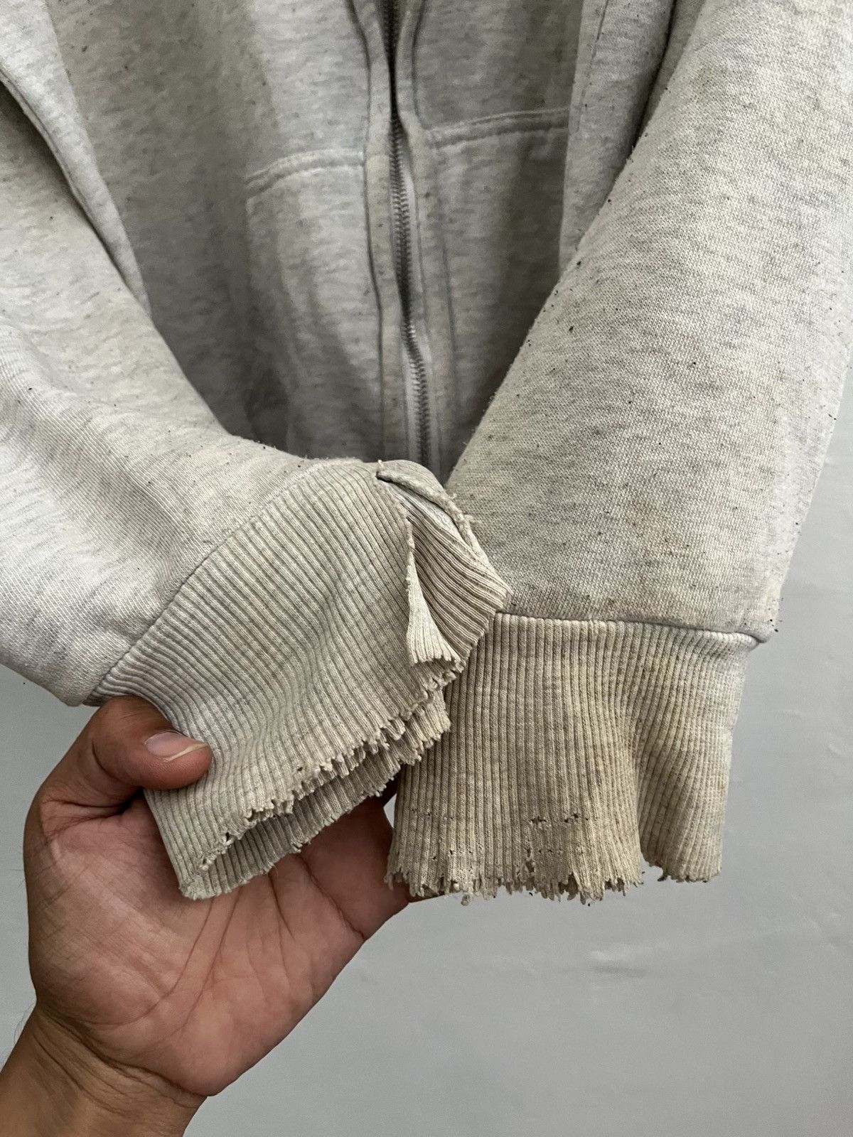 Vintage 90s Army Destroyed hoodie Size US L / EU 52-54 / 3 - 4 Thumbnail