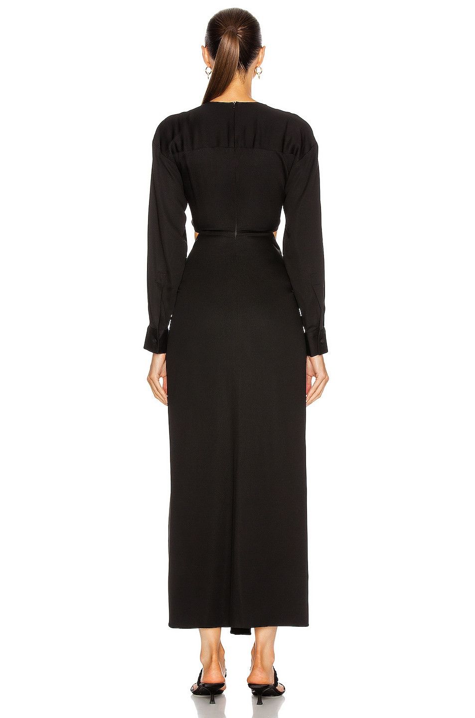 Christopher Esber Ruched Disconnect Shirt Dress Size XS / US 0-2 / IT 36-38 - 5 Thumbnail