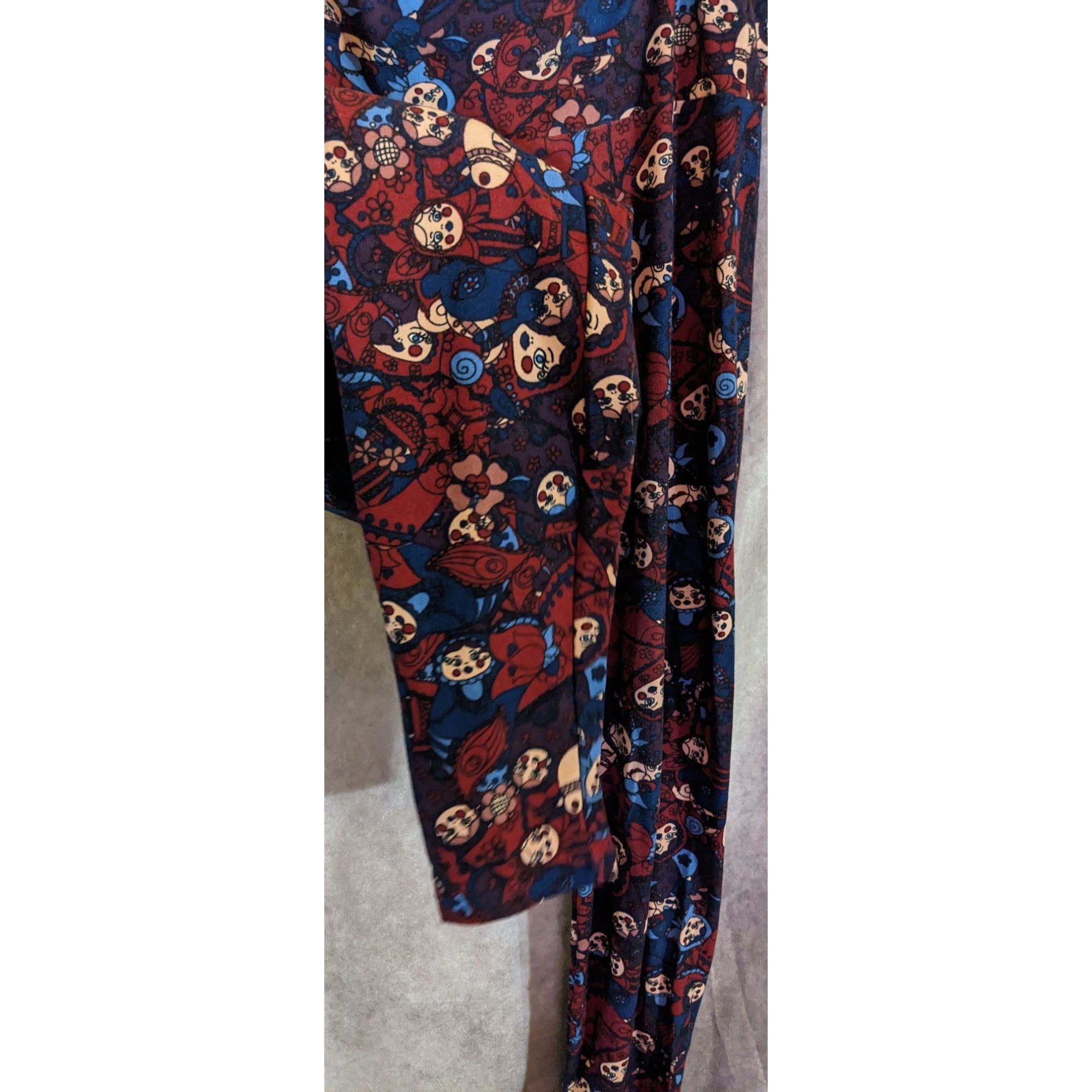 Other LuLaRoe Nesting Doll Print Leggings Tall & Curvy Size 34" / US 12 / IT 48 - 2 Thumbnail