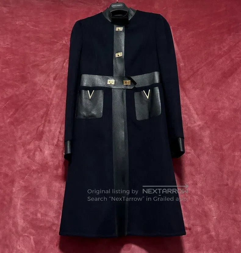 Valentino Valentino Main line wool and cashmere patchwork coat Size XS / US 0-2 / IT 36-38 - 1 Thumbnail