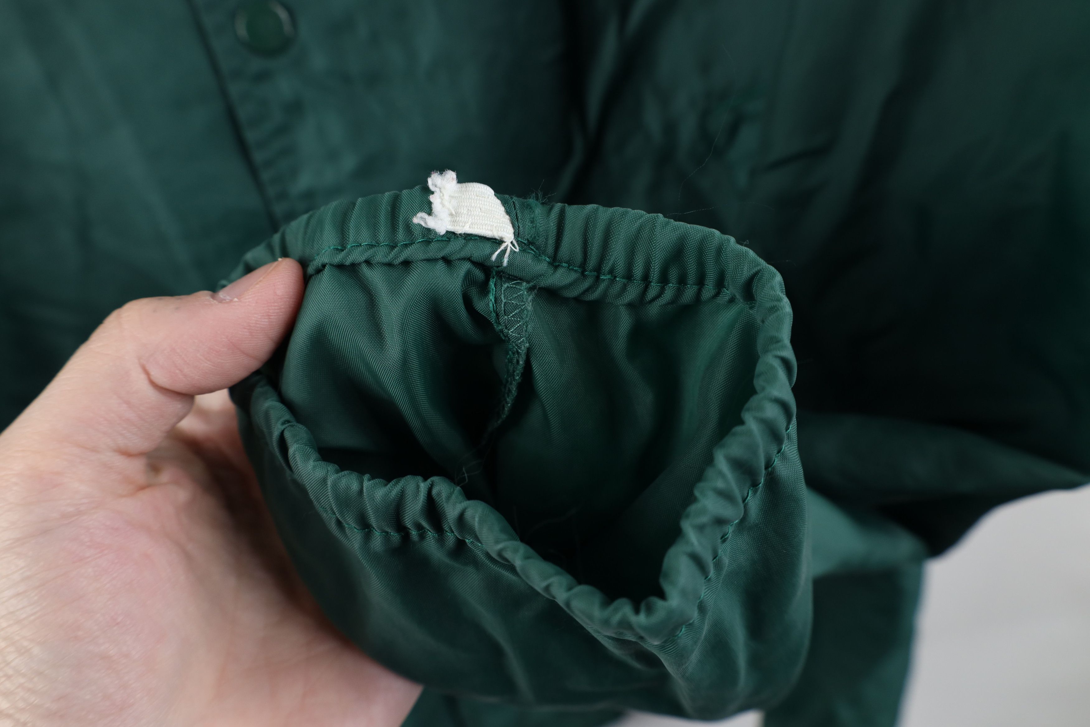 Vintage Vintage 70s Streetwear Coaches Windbreaker Jacket Green Size US L / EU 52-54 / 3 - 4 Thumbnail