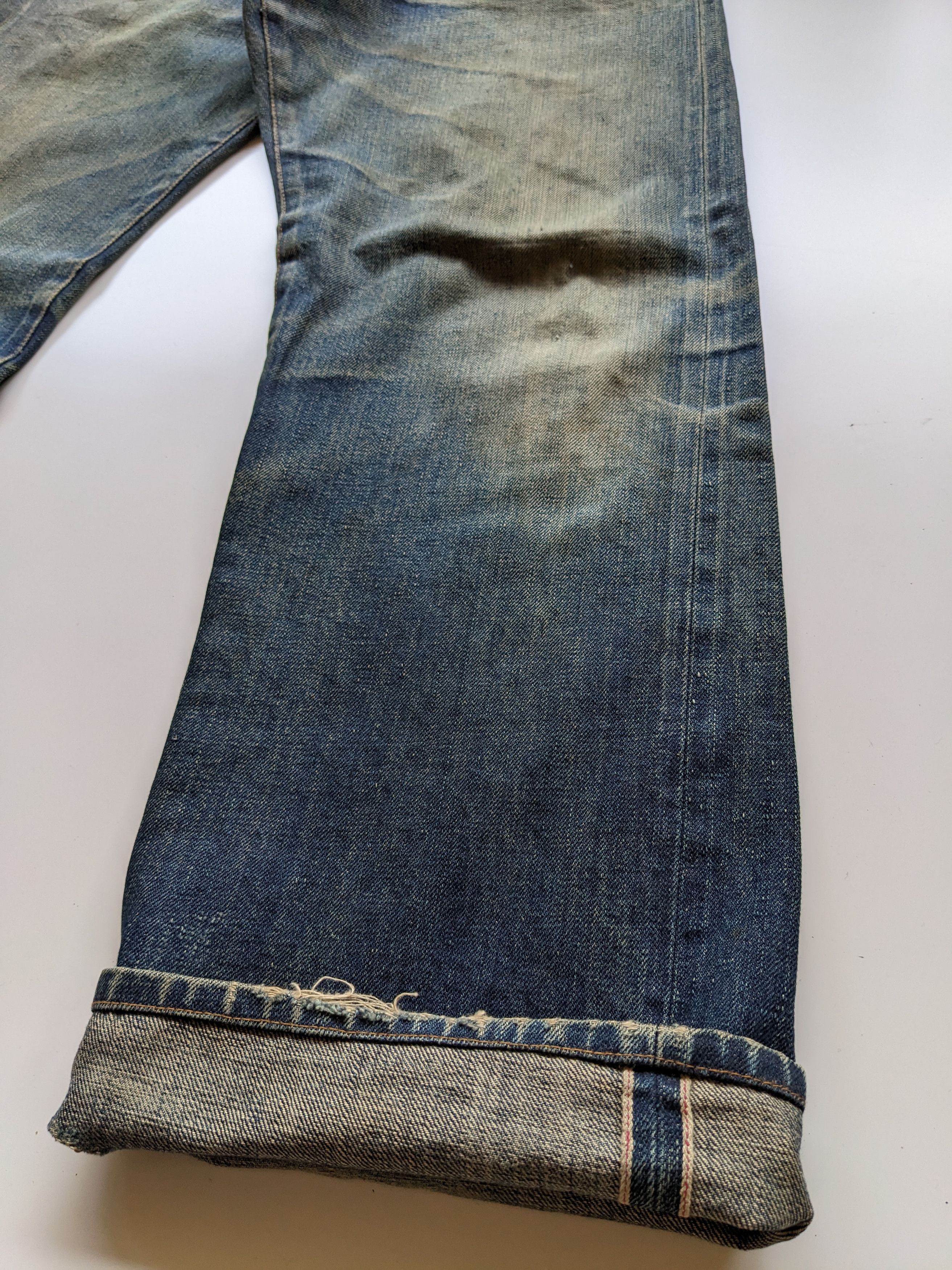 If Six Was Nine × Japanese Brand Vintage 1997 Virus denim mud wash selvedge Size US 31 - 5 Thumbnail