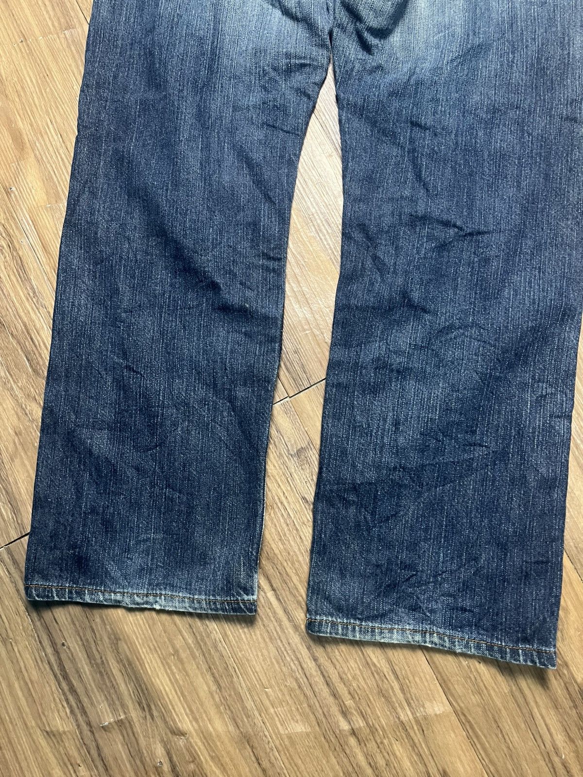 Edwin Edwin Japan Denim Ripped Distressed Relaxed Fit Jeans (42) Size US 30 / EU 46 - 15 Thumbnail