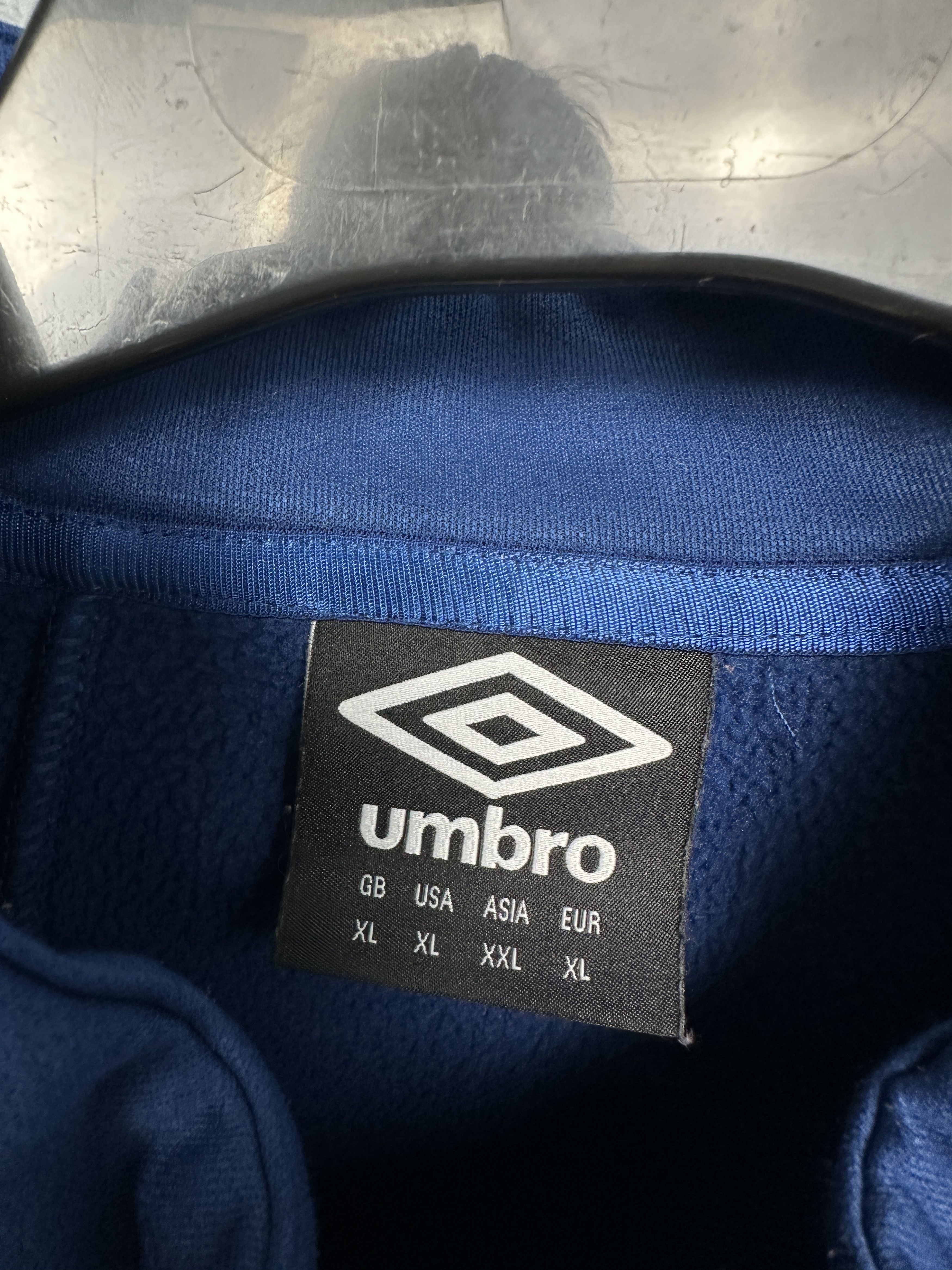 Umbro Umbro O2 England Rugby 1\4 Zip Long Sleeve Jersey Size US XL / EU 56 / 4 - 5 Thumbnail