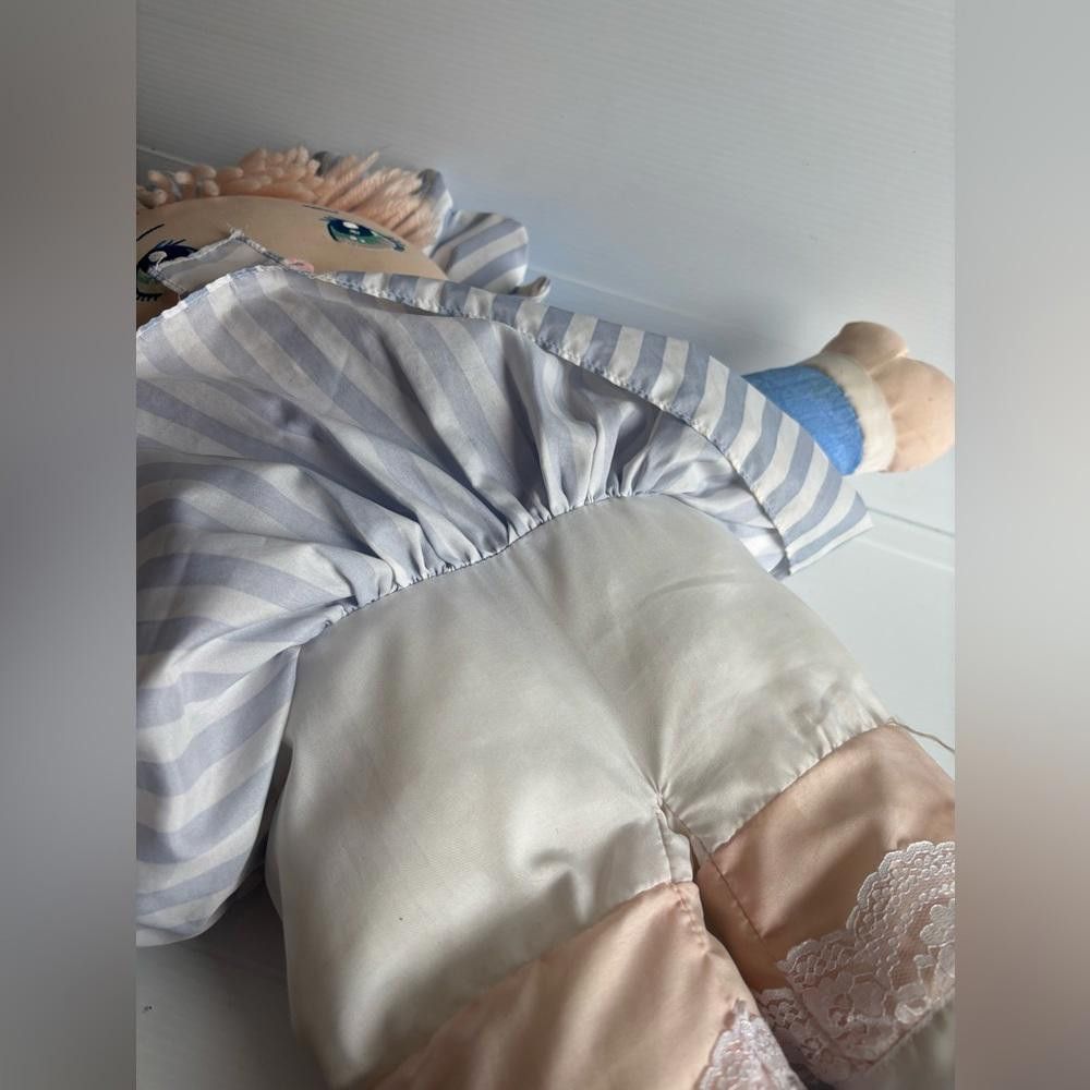 Designer Vintage White And Blu Dolly Mine Tall Rag Doll Size ONE SIZE - 3 Thumbnail