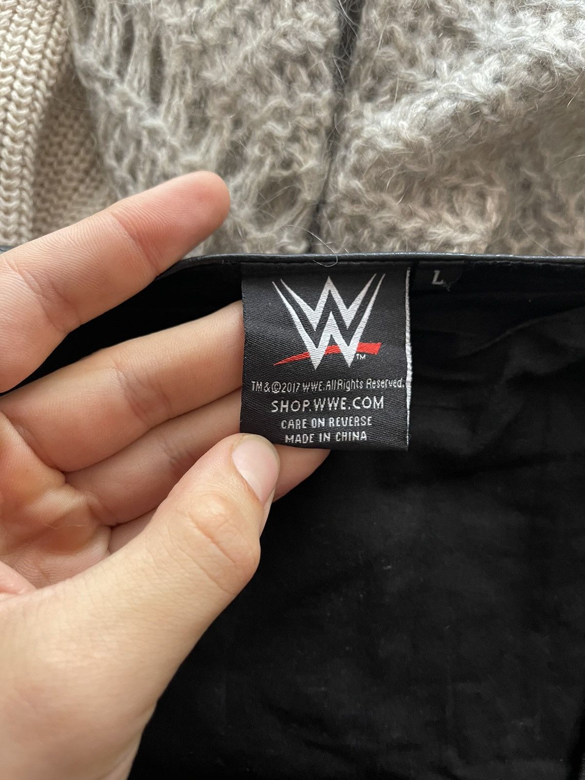 WWE × WWF WWE Stone Cold Steve Austin faux leather vest Size US L / EU 52-54 / 3 - 4 Thumbnail