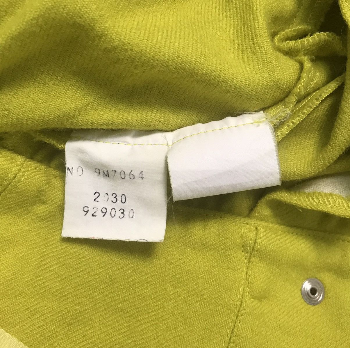Mugler × Thierry Mugler × Vintage Thierry Mungler Wool Lime Green Dress Size ONE SIZE - 12 Thumbnail