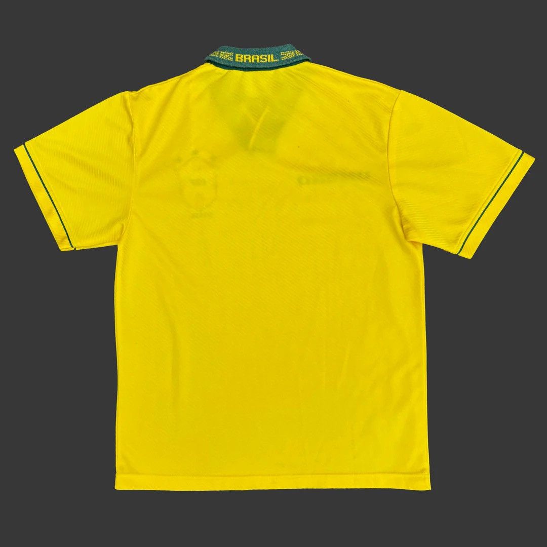 Maillot t-shirt football Umbro Brasil Brésil année 1993 1994 Vintage
