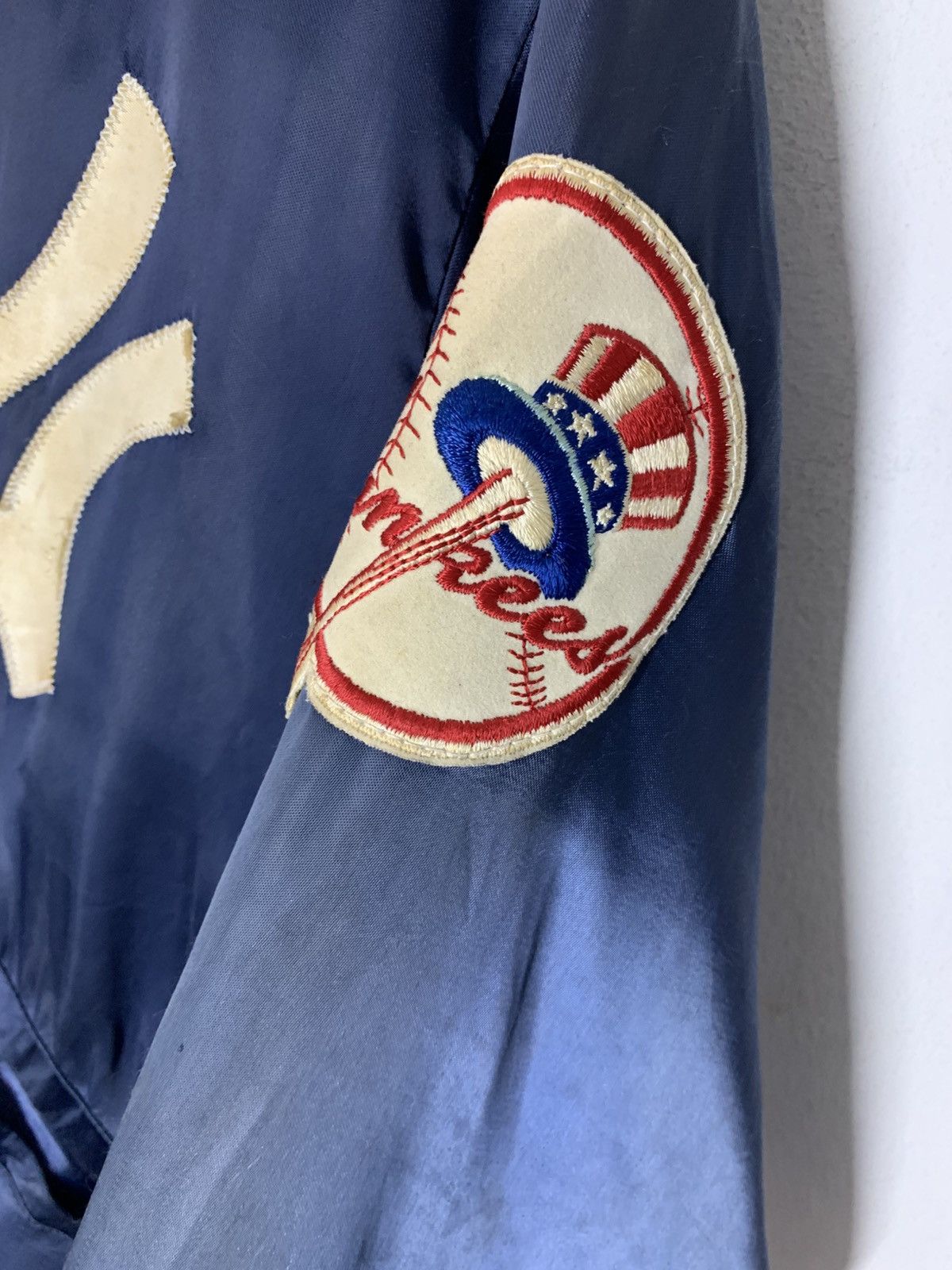 New York Yankees Vintage 70’s NY Yankees Satin Varsity Jacket Size US M / EU 48-50 / 2 - 4 Thumbnail
