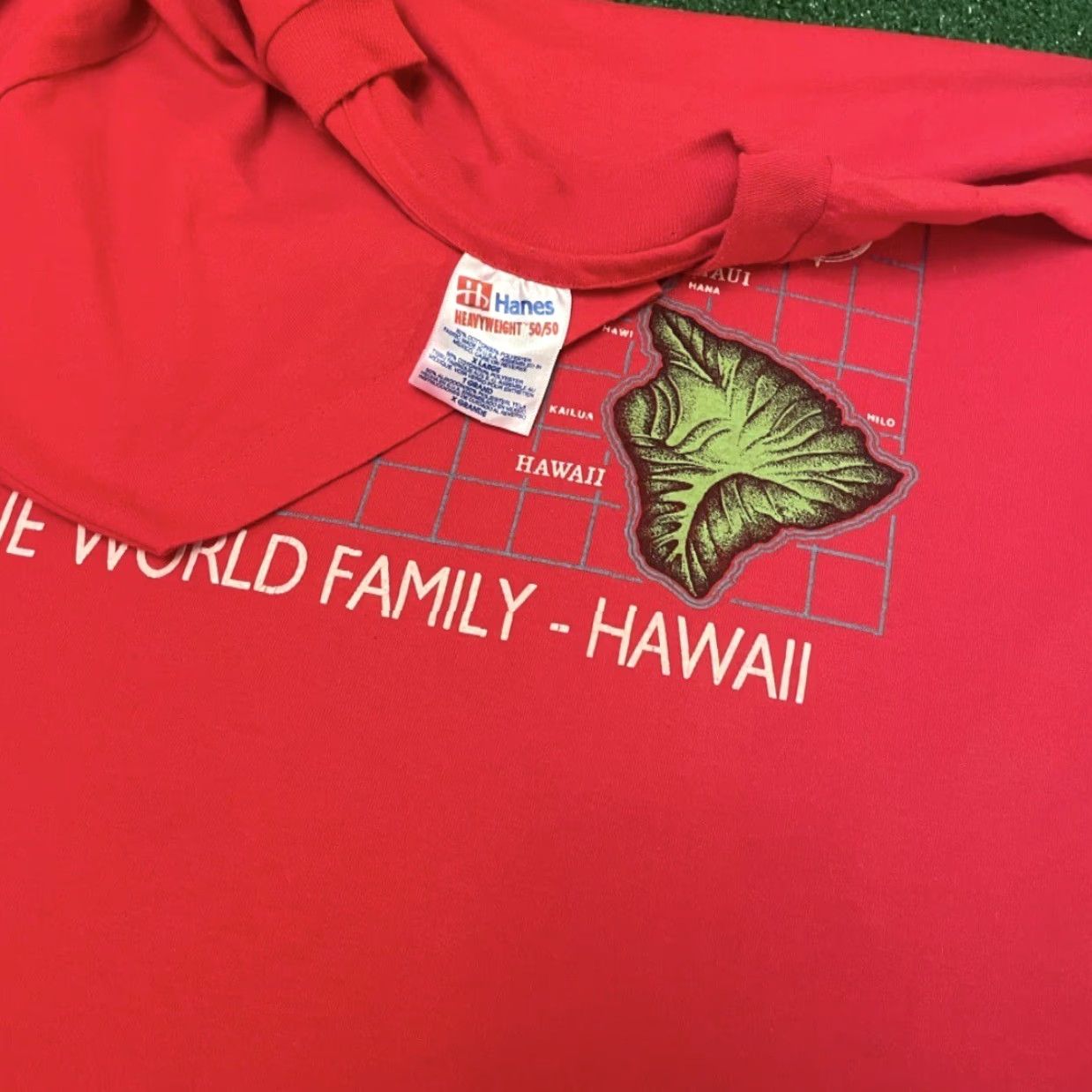 Vintage VINTAGE 80s 90s Protect Islands Of Hawaii Peace Nature VTG Shirt Mens XL Red 90s Mens T-Shirt Size US XL / EU 56 / 4 - 2 Thumbnail