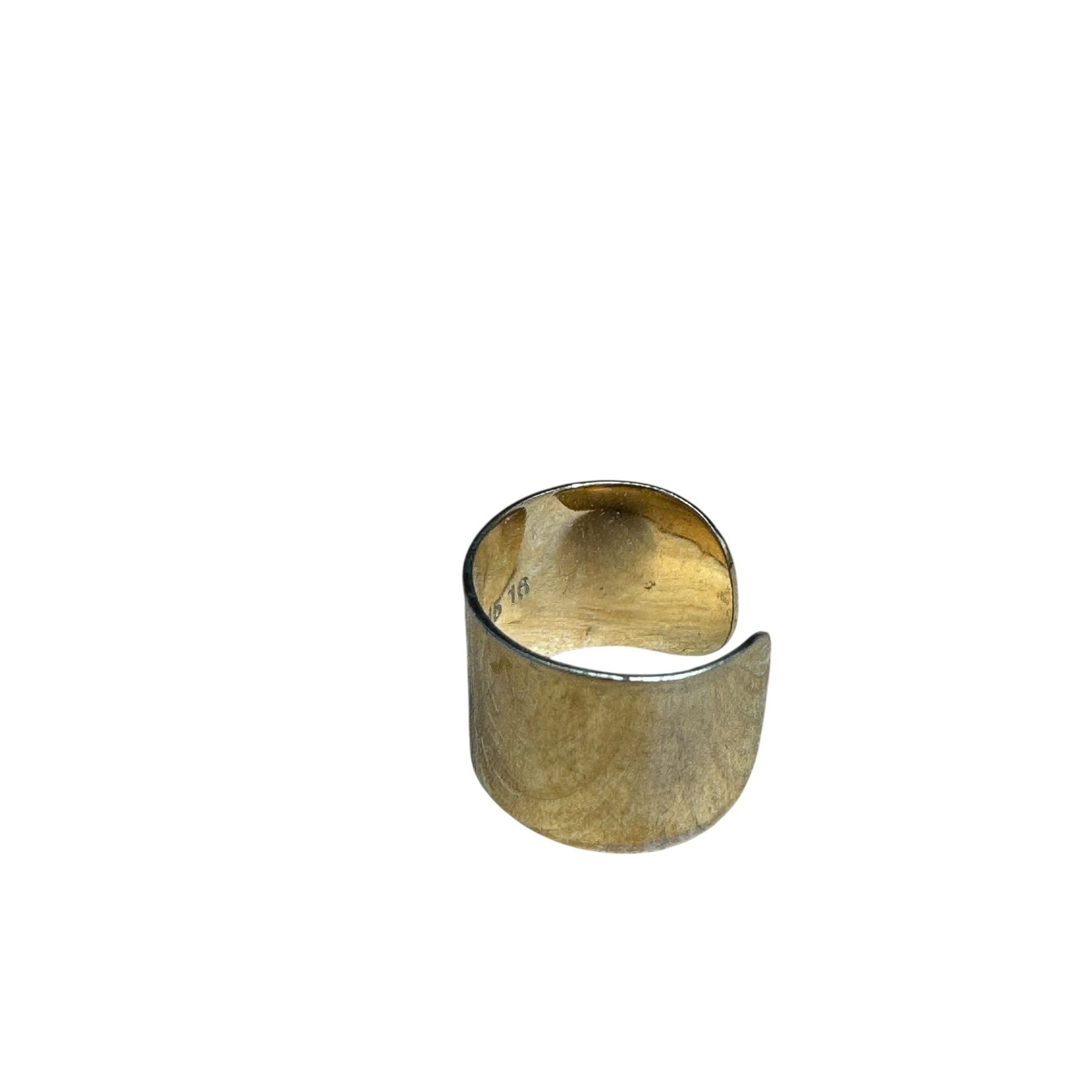Maison Margiela Gold-Tone Ring Size ONE SIZE - 2 Thumbnail