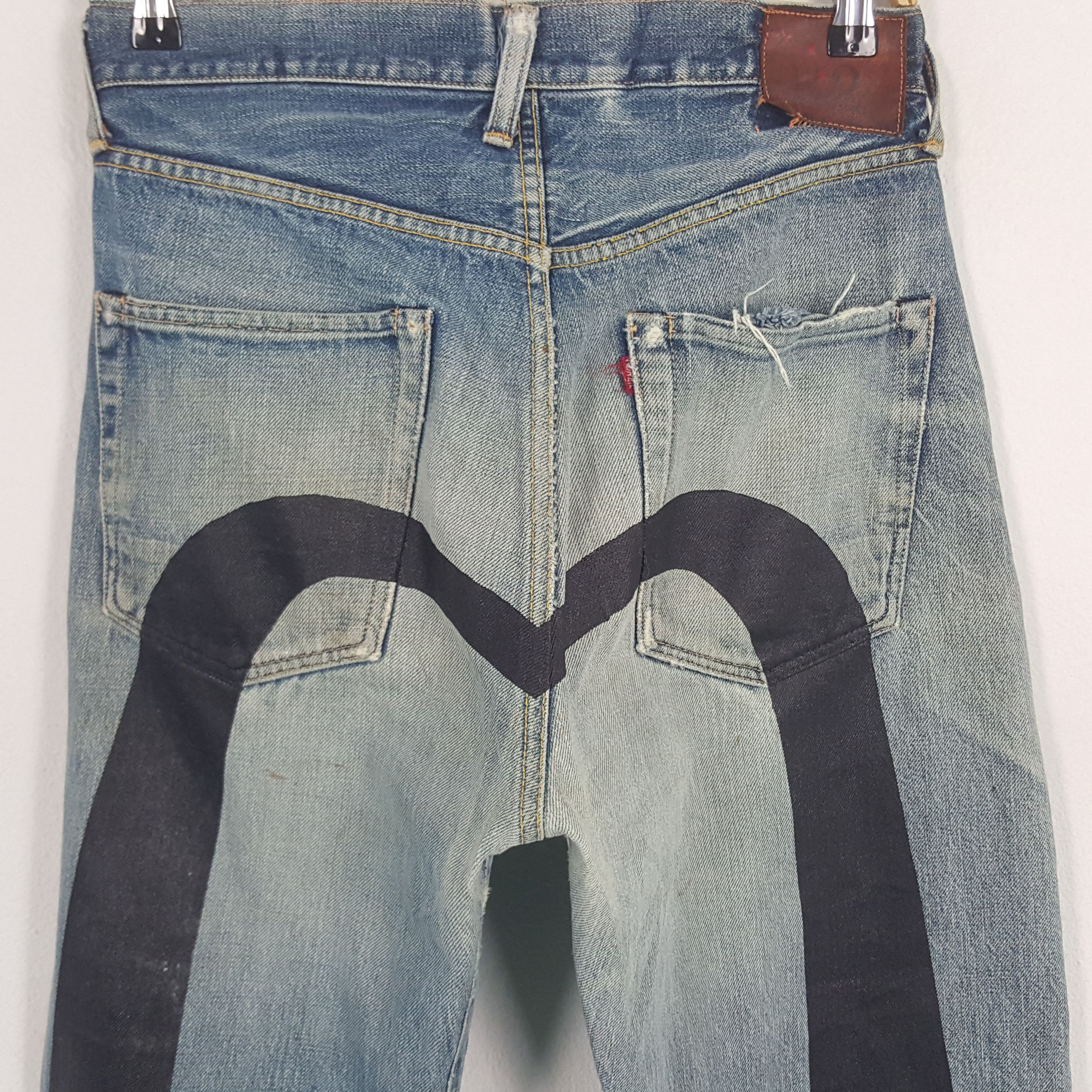 Evisu × Japanese Brand × Vintage Vintage Evisu Selvedge Japanese Daicock Custom Denim Jeans Size US 30 / EU 46 - 2 Thumbnail