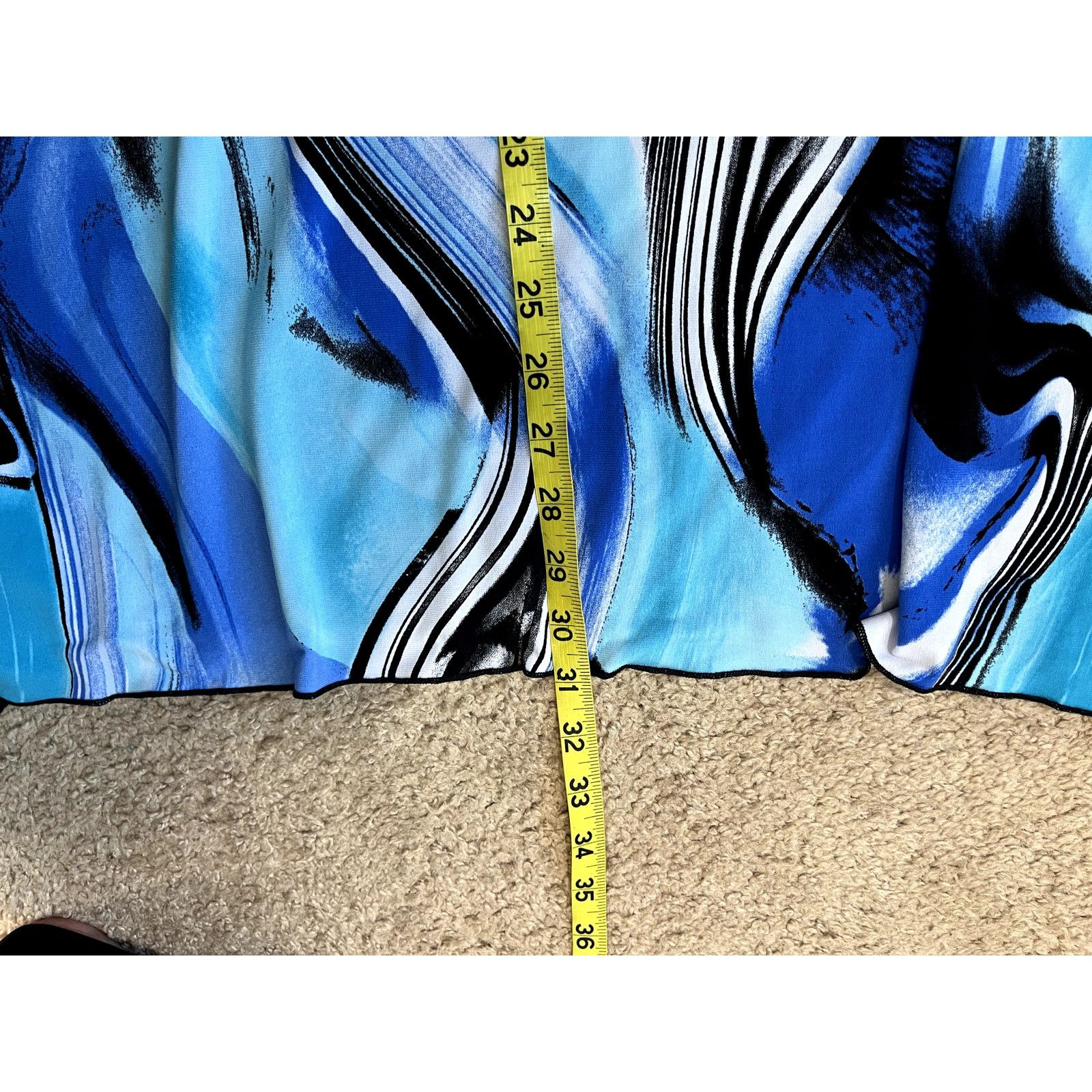 Vintage Women's Blue All Hours Shift Dress L Size L / US 10 / IT 46 - 5 Thumbnail