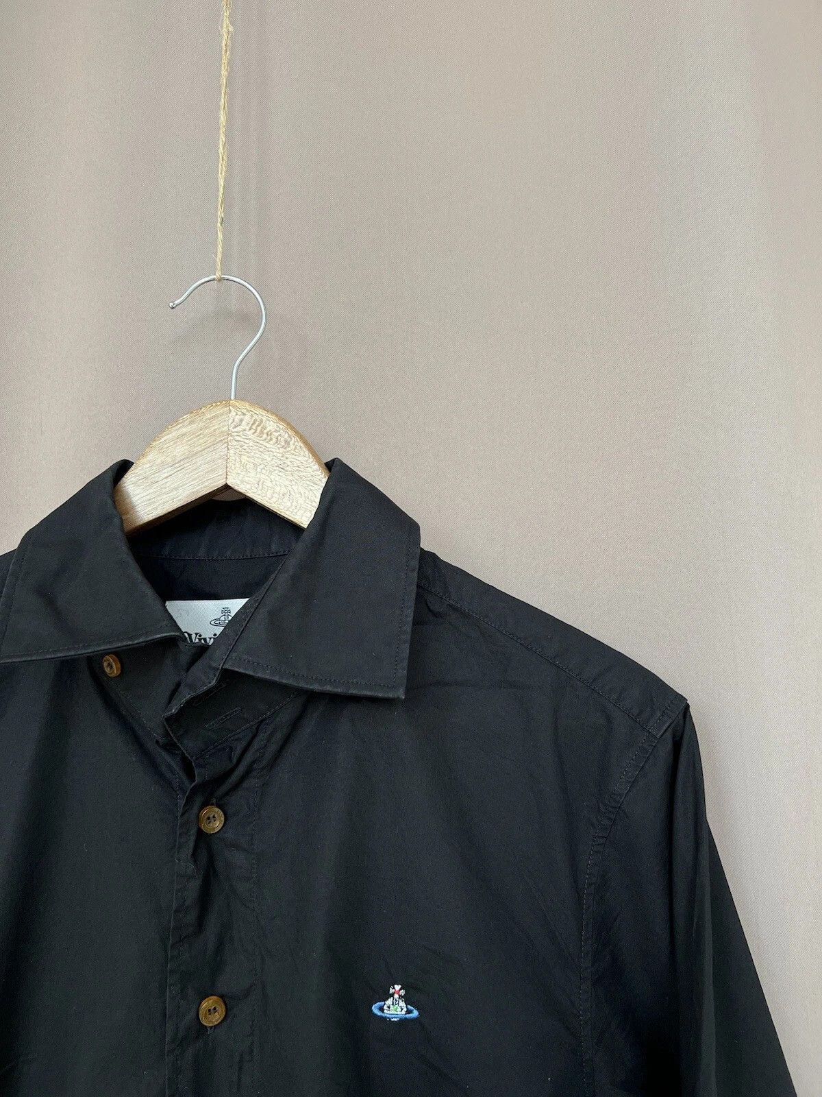 Vivienne Westwood Vivienne Westwood Black Button Down Shirt Mens Size 52 or L Size US L / EU 52-54 / 3 - 6 Thumbnail