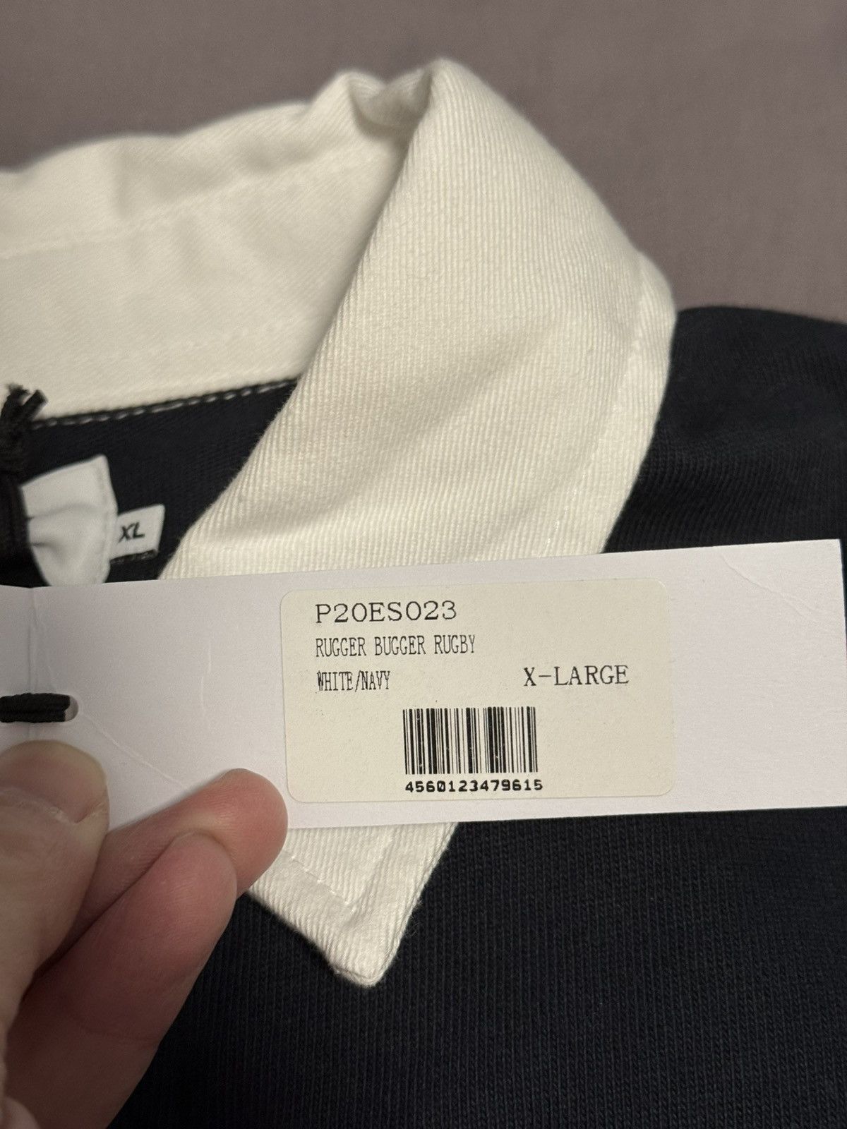Palace Palace Rugger bugger Rugby White navy Size US XL / EU 56 / 4 - 3 Thumbnail