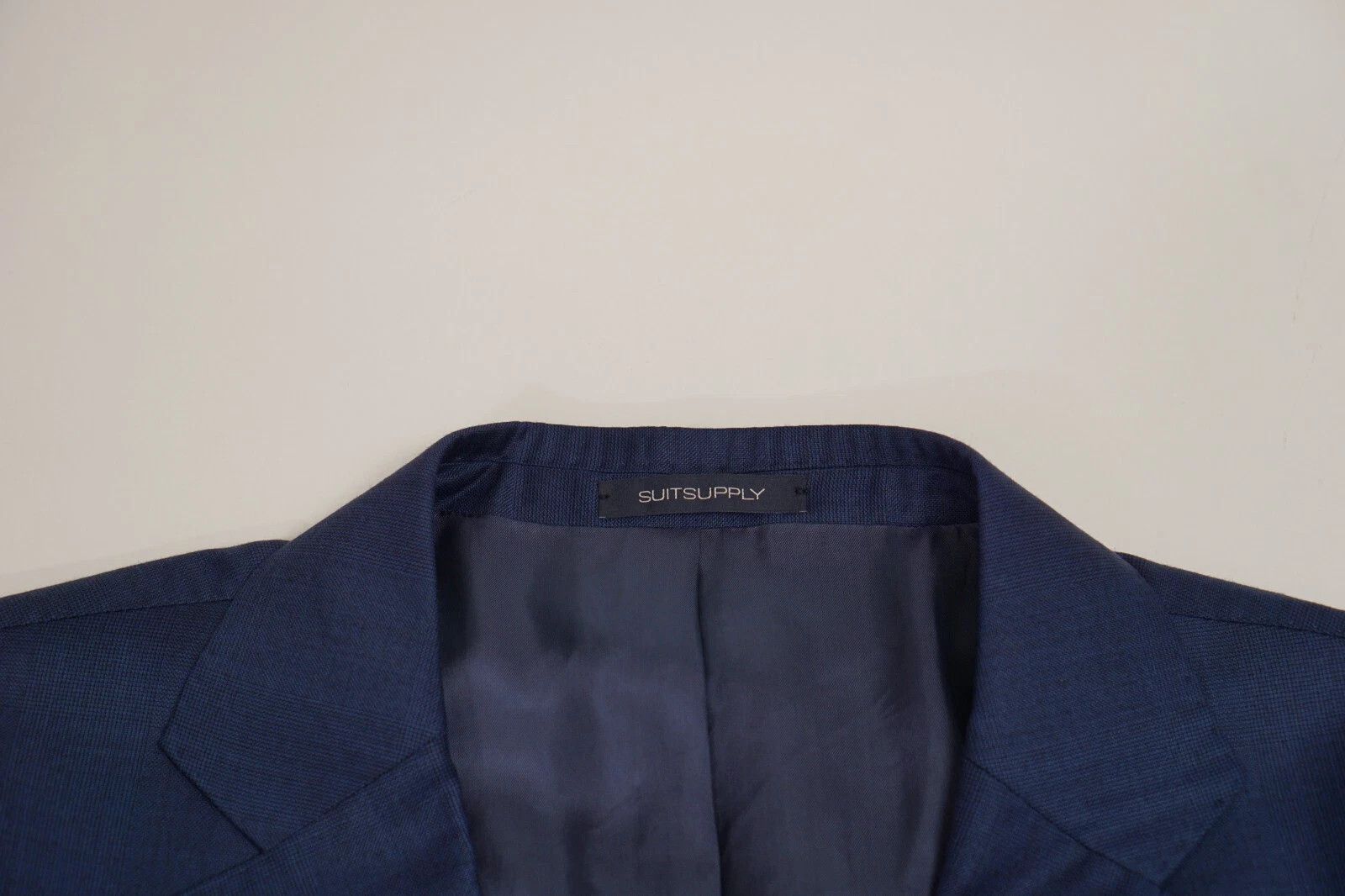 Suitsupply Men Suitsupply Blazer La Spalla Blue Wool Ethomas UK/US48 Size 48R - 3 Thumbnail