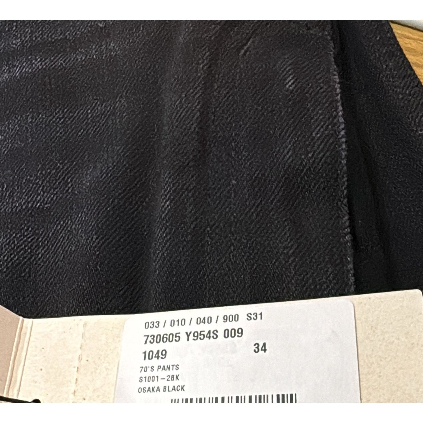 Saint Laurent Paris o1rshd1 D35 70's Flare Denim Jeans in Black Size US 34 / EU 50 - 18 Thumbnail
