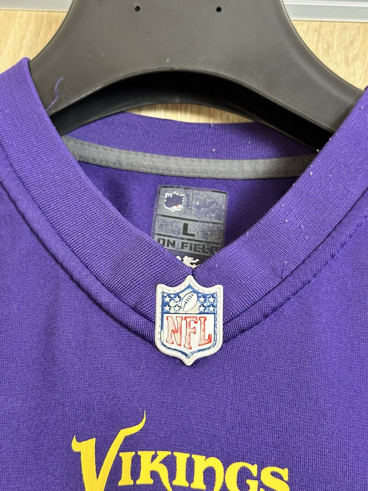 NFL 🔥 Minnesota Vikings NFL #28 Peterson Nike Jersey T Shirt Size US S / EU 44-46 / 1 - 4 Thumbnail