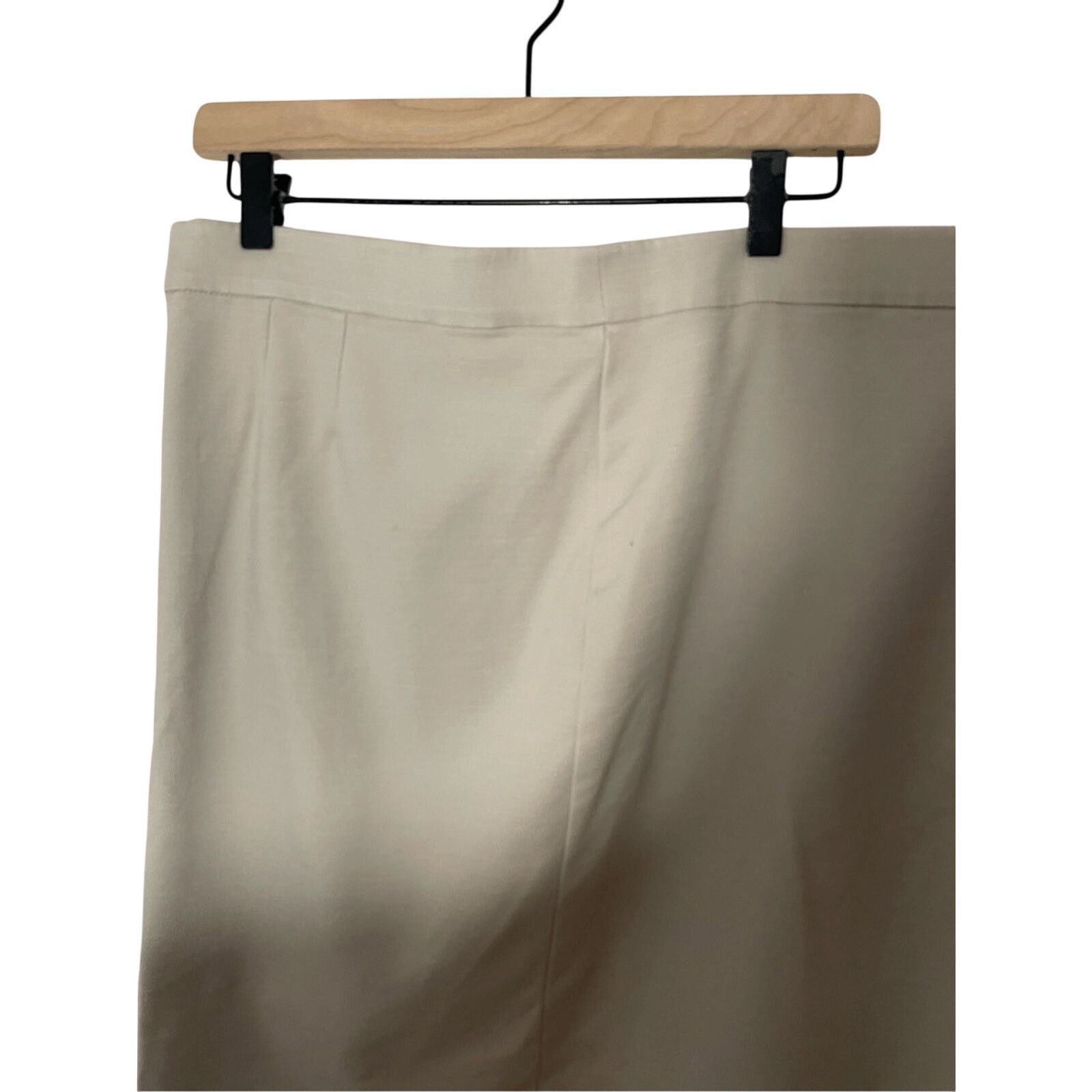 Other J.Jill Women's Oatmeal Career Stretchy Pencil Skirt SZ 16 Size 38" / US 16 / IT 52 - 6 Thumbnail
