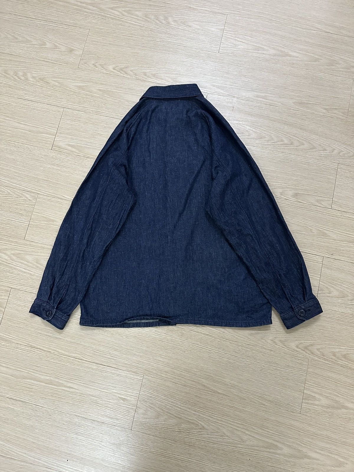 Beauty Beast × Uniqlo Rare Uniqlo Aesthetic Utility Denim Jacket Size US L / EU 52-54 / 3 - 7 Thumbnail